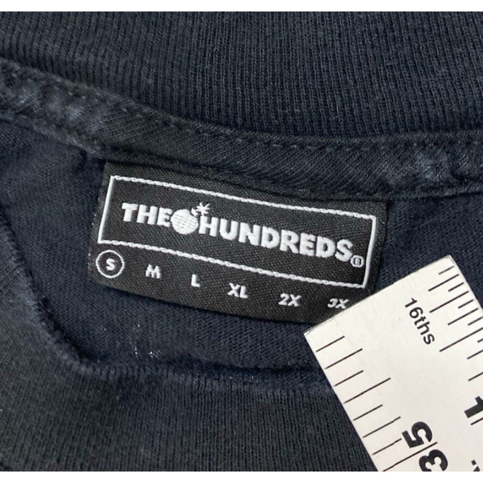 The Hundreds VINTAGE The Hundreds Logo Graphic T-shirt Women Small Black Short Sleeve Size S / US 4 / IT 40 - 5 Thumbnail