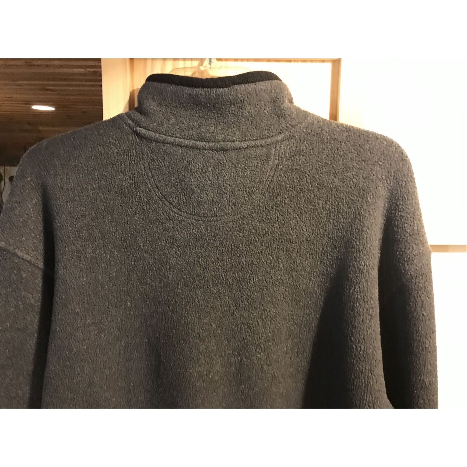 Gap Gap Vintage Men’s XL Gray LS Pullover Polyester Rayon Fleece Size US XL / EU 56 / 4 - 10 Thumbnail