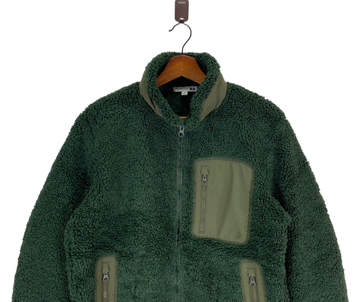 JW Anderson × Uniqlo DESIGNER J.W.ANDERSON UNIQLO FLEECE SHERPA ZIPPER JACKET Size US M / EU 48-50 / 2 - 4 Thumbnail