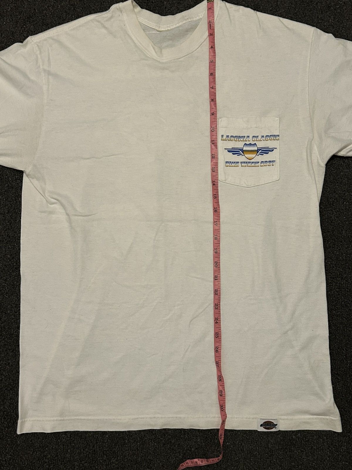 Other × Vintage White vintage Laconia classic bike week 2007 biker t Size US L / EU 52-54 / 3 - 6 Thumbnail