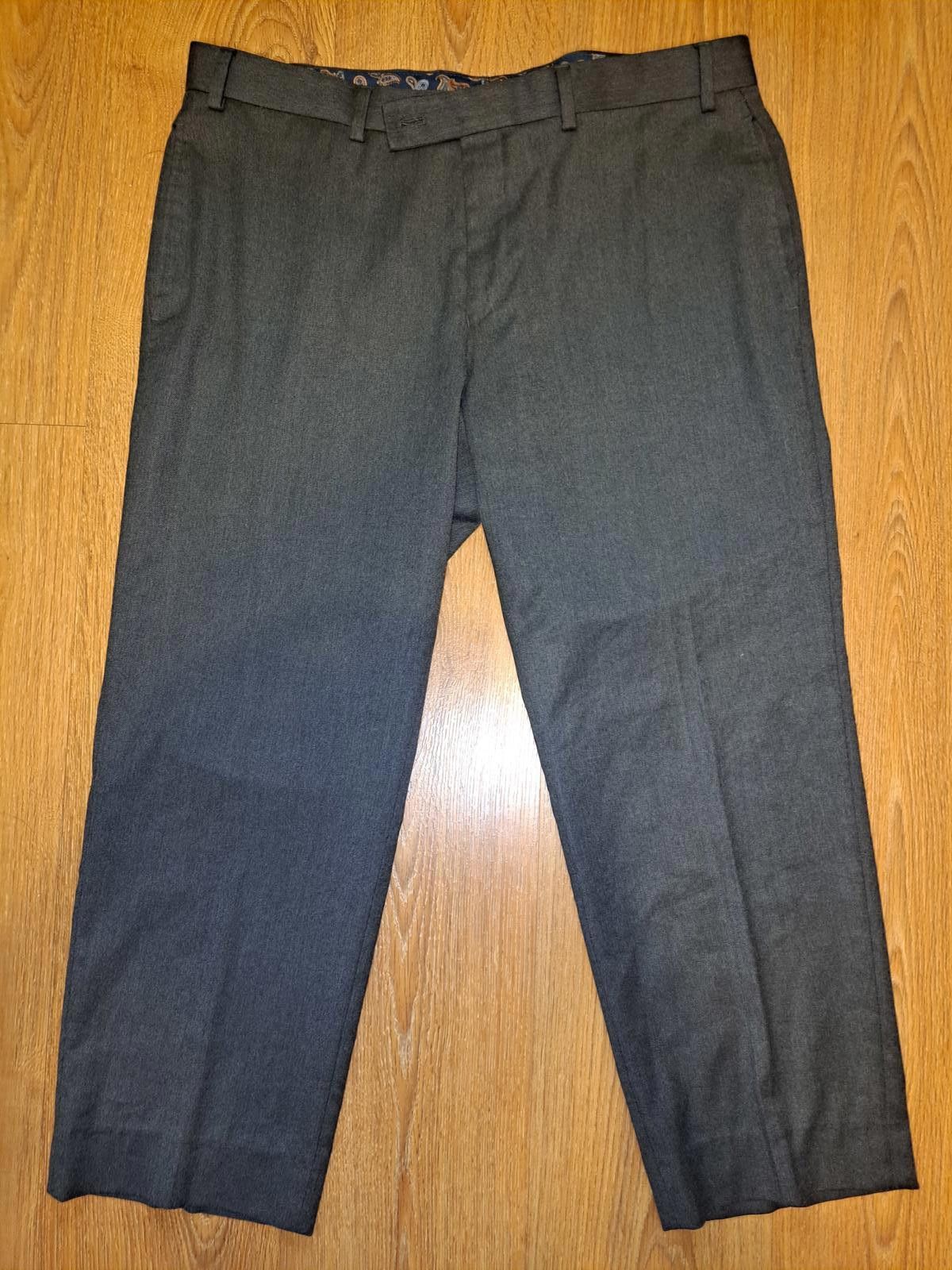 Polo Ralph Lauren Ralph Lauren Dress Pants Mens 36x29 Gray Slacks Suit Pants Size 44R - 1 Thumbnail