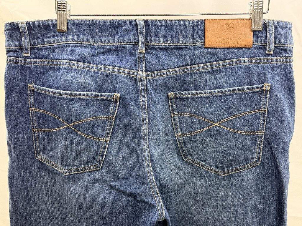 Brunello Cucinelli BRUNELLO CUCINELLI Traditional Fit Button Fly Denim Jeans Size US 36 / EU 52 - 9 Thumbnail