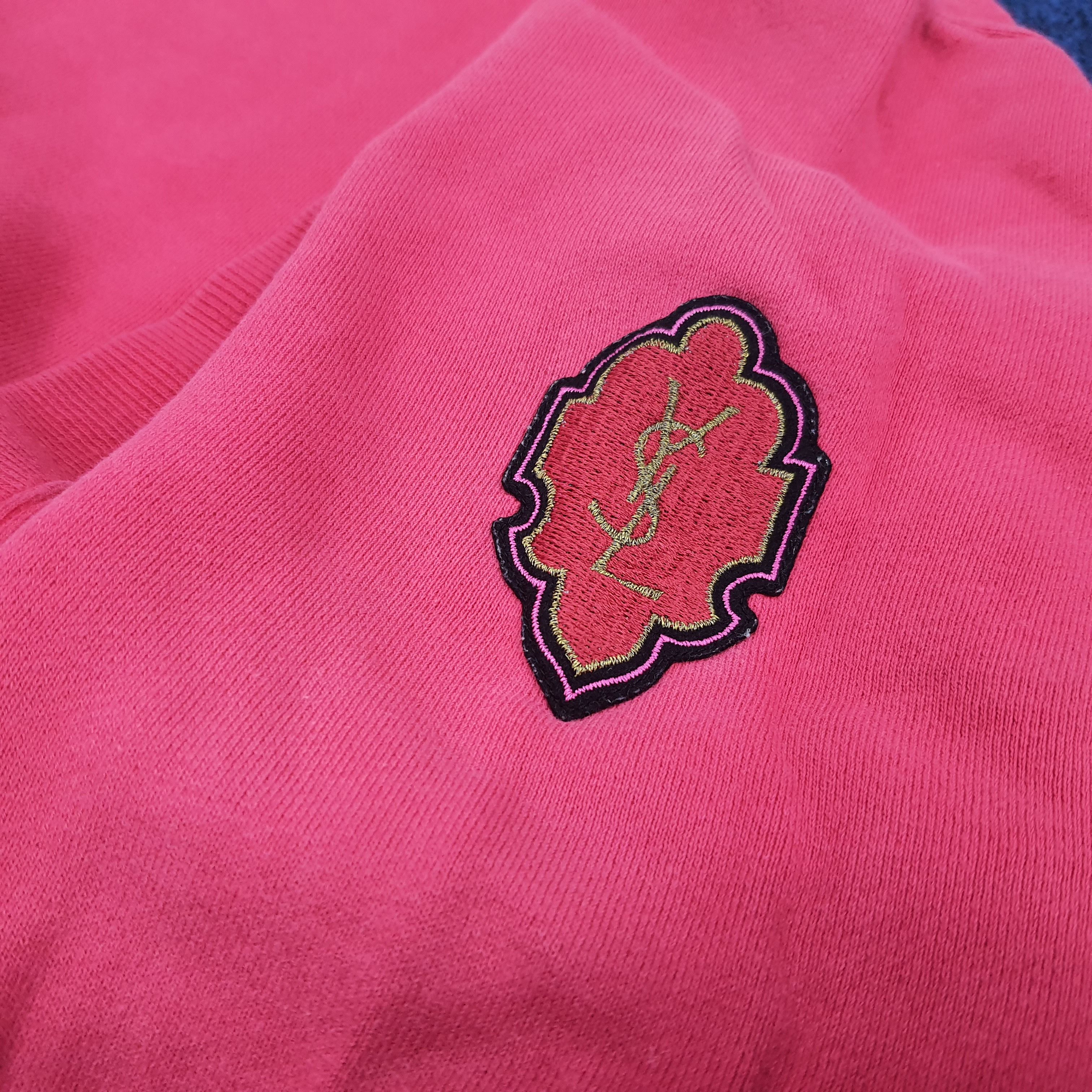 Vintage × Yves Saint Laurent Vintage Yves Saint Laurent Designer Sweatshirt Size L / US 10 / IT 46 - 5 Thumbnail