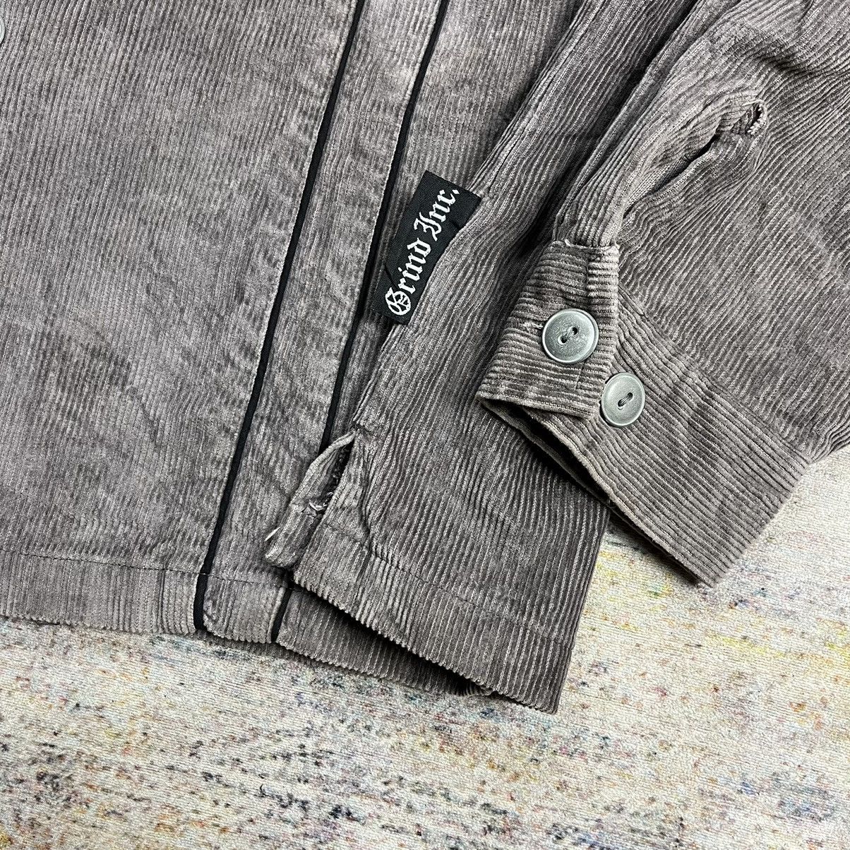 Hook-Ups Y2k Vintage 90s Grind Inc skateboards corduroy shirt Size US L / EU 52-54 / 3 - 7 Thumbnail