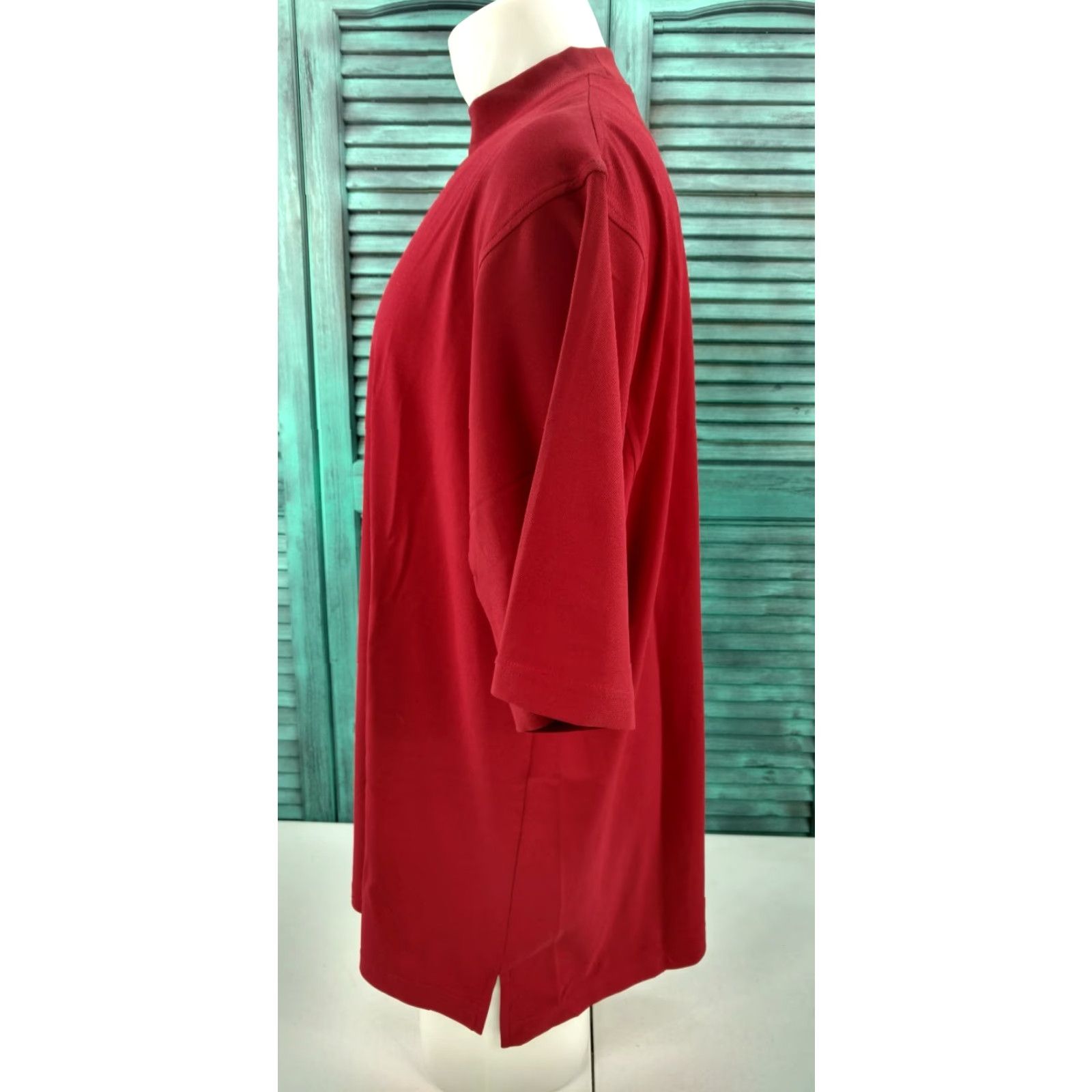Footjoy FootJoy Men's Golf Shirt Short Sleeve XL Burgundy Polyester G11 Size US XL / EU 56 / 4 - 3 Thumbnail