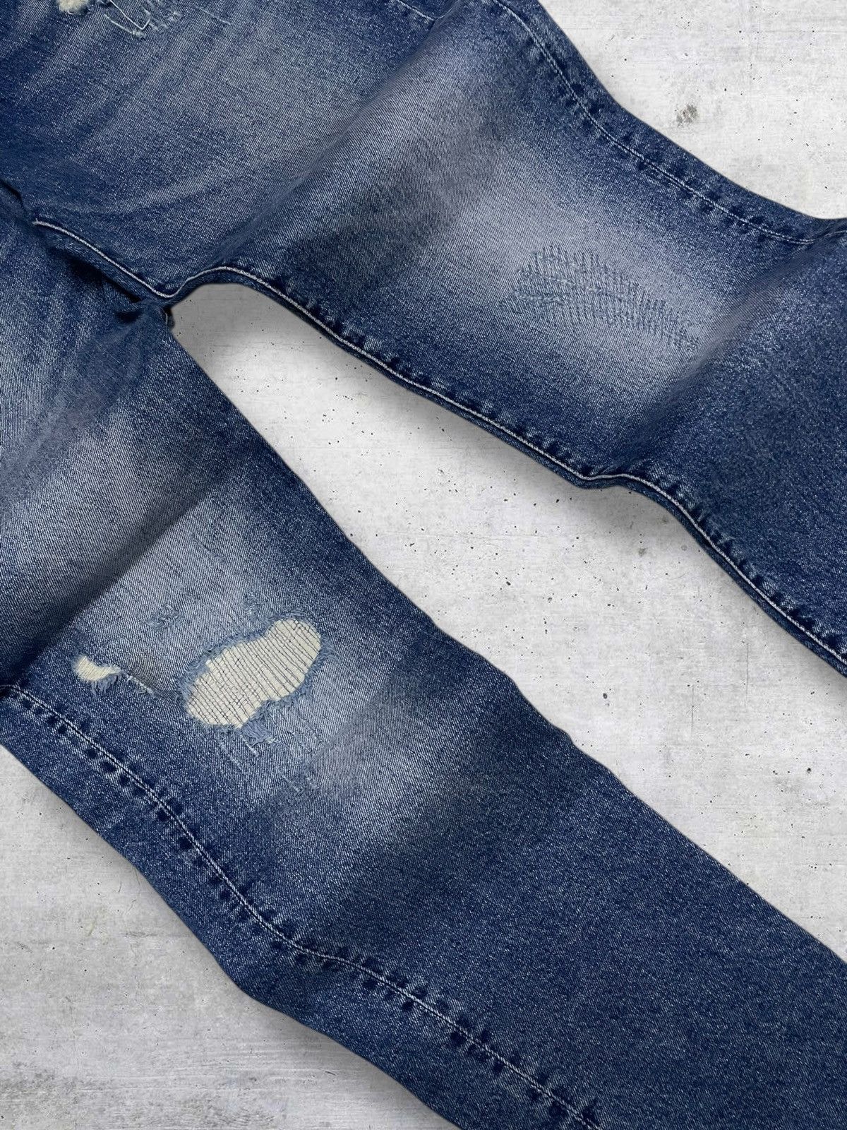 Japanese Brand VINTAGE JAPAN DESIGNER DENIM DISTRESSED STREETWEAR STYLE 90S Size US 33 - 6 Thumbnail