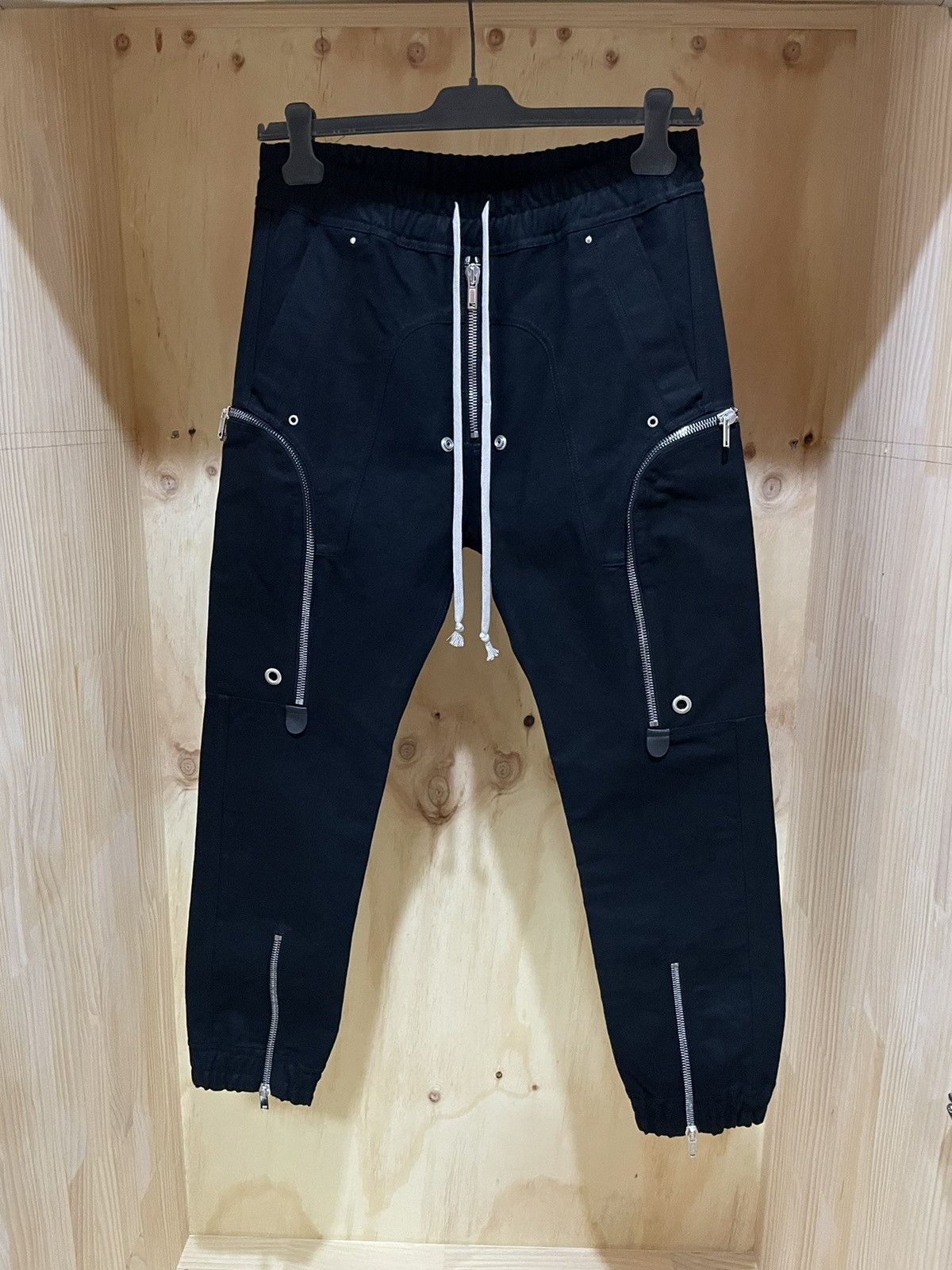 Rick Owens Rick Owens FW23 Moleskin Bauhaus Cargo Jogger pants 48 Size US 32 / EU 48 - 1 Thumbnail