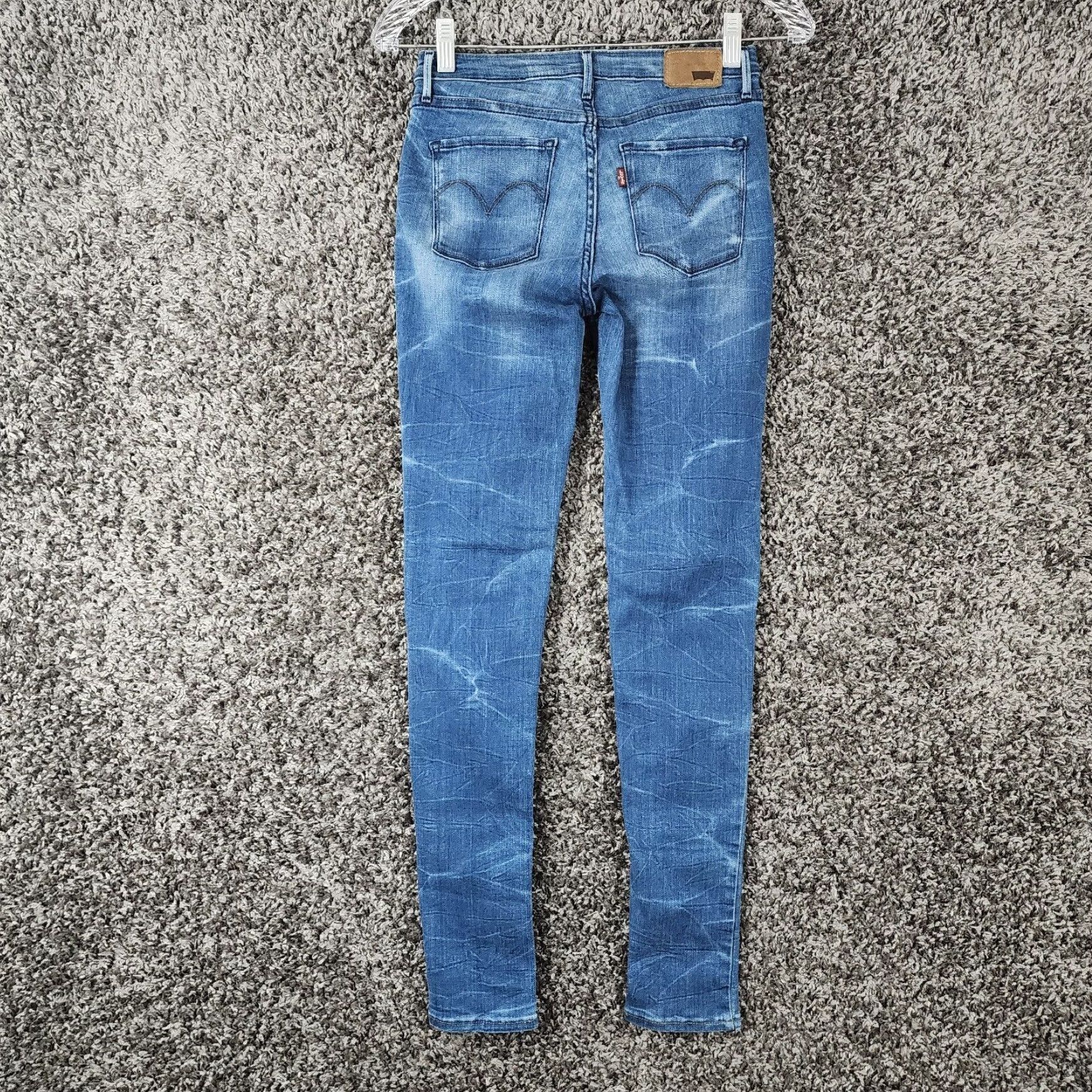 Levi's LEVI'S Skinny Blue Jeans Jeggings Womens Size 26 Size 26" / US 2 / IT 38 - 6 Thumbnail
