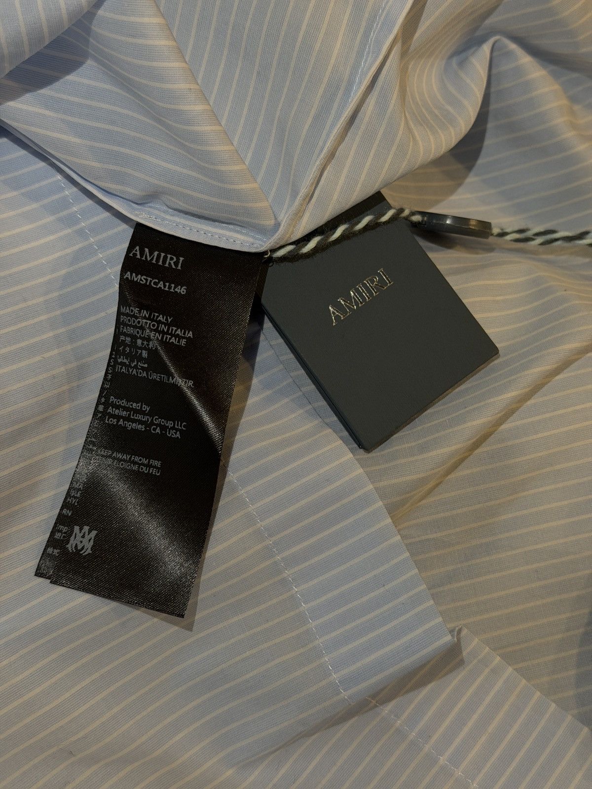 Amiri AMIRI STARBURST POPLIN CAMP SHIRT Size US M / EU 48-50 / 2 - 4 Thumbnail