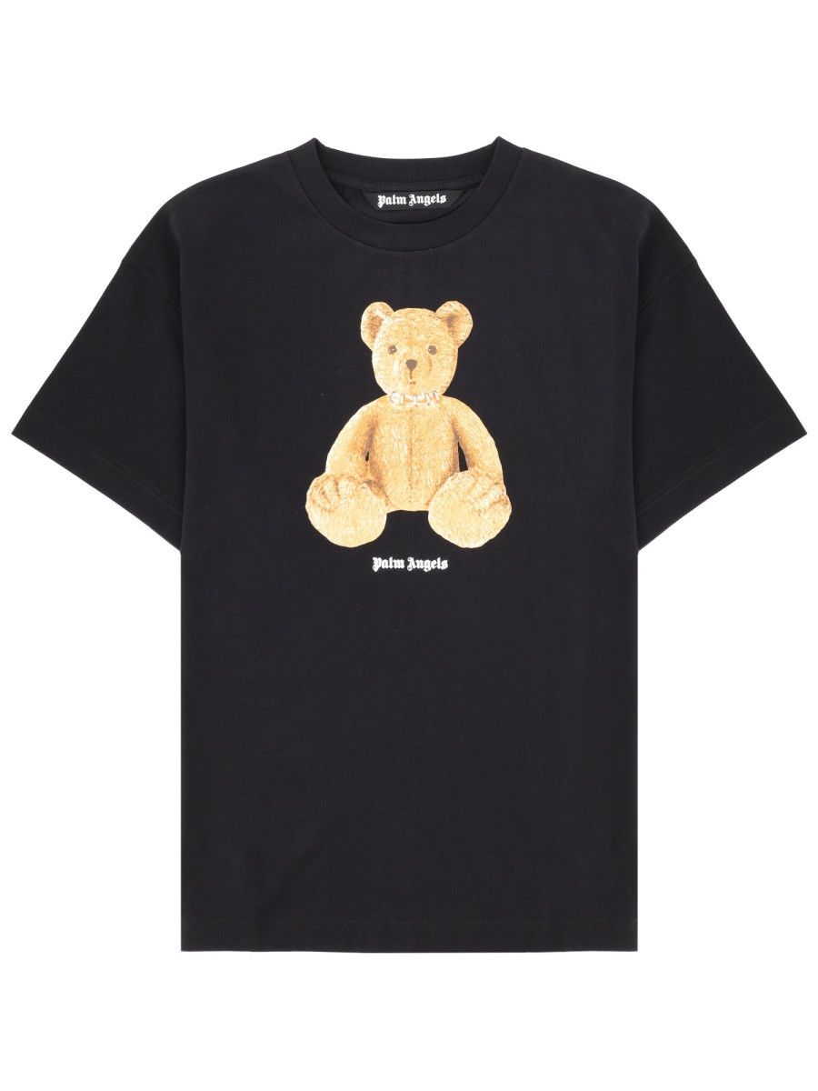 Palm Angels PALM ANGELS T-SHIRT "BEAR" - BLACK Size US L / EU 52-54 / 3 - 1 Thumbnail
