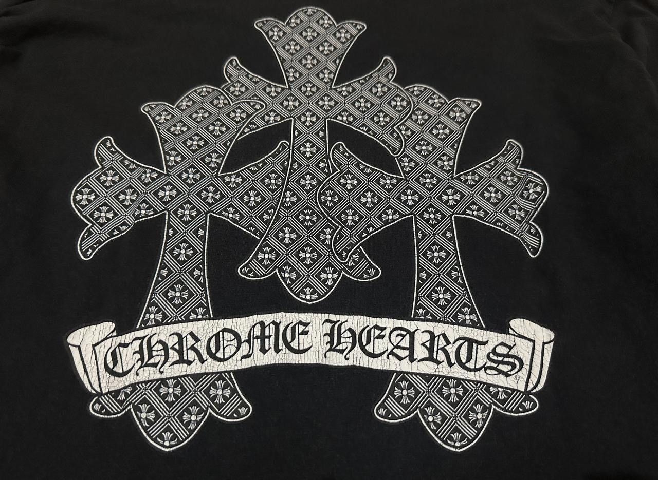 Chrome Hearts Rare Vintage Chrome Hearts Cemetry Logo Long Sleev Size US L / EU 52-54 / 3 - 2 Thumbnail