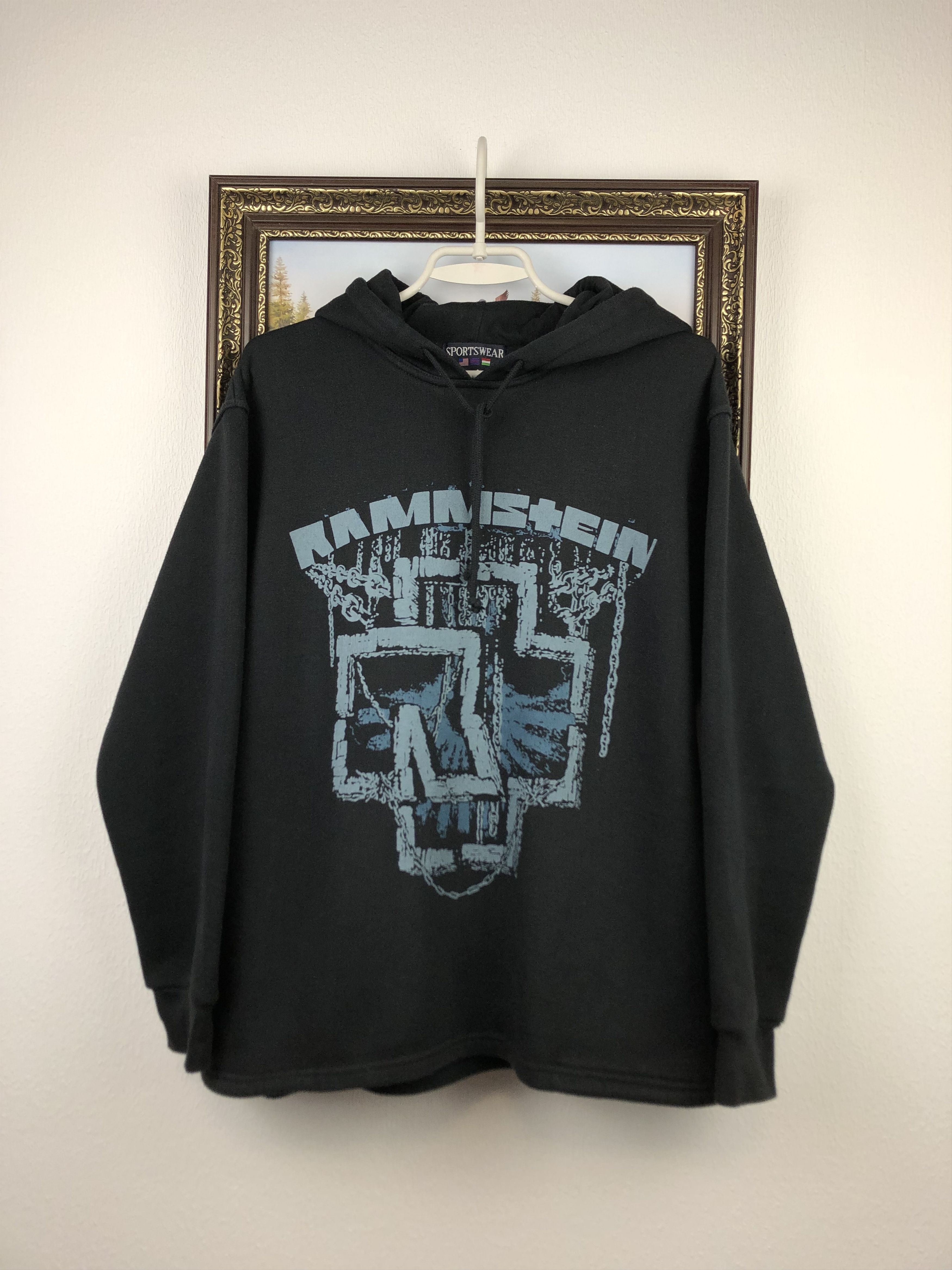 Band Tees Vintage Rammstein Band Hoodie Sweatshirt Rare Size US M / EU 48-50 / 2 - 1 Thumbnail