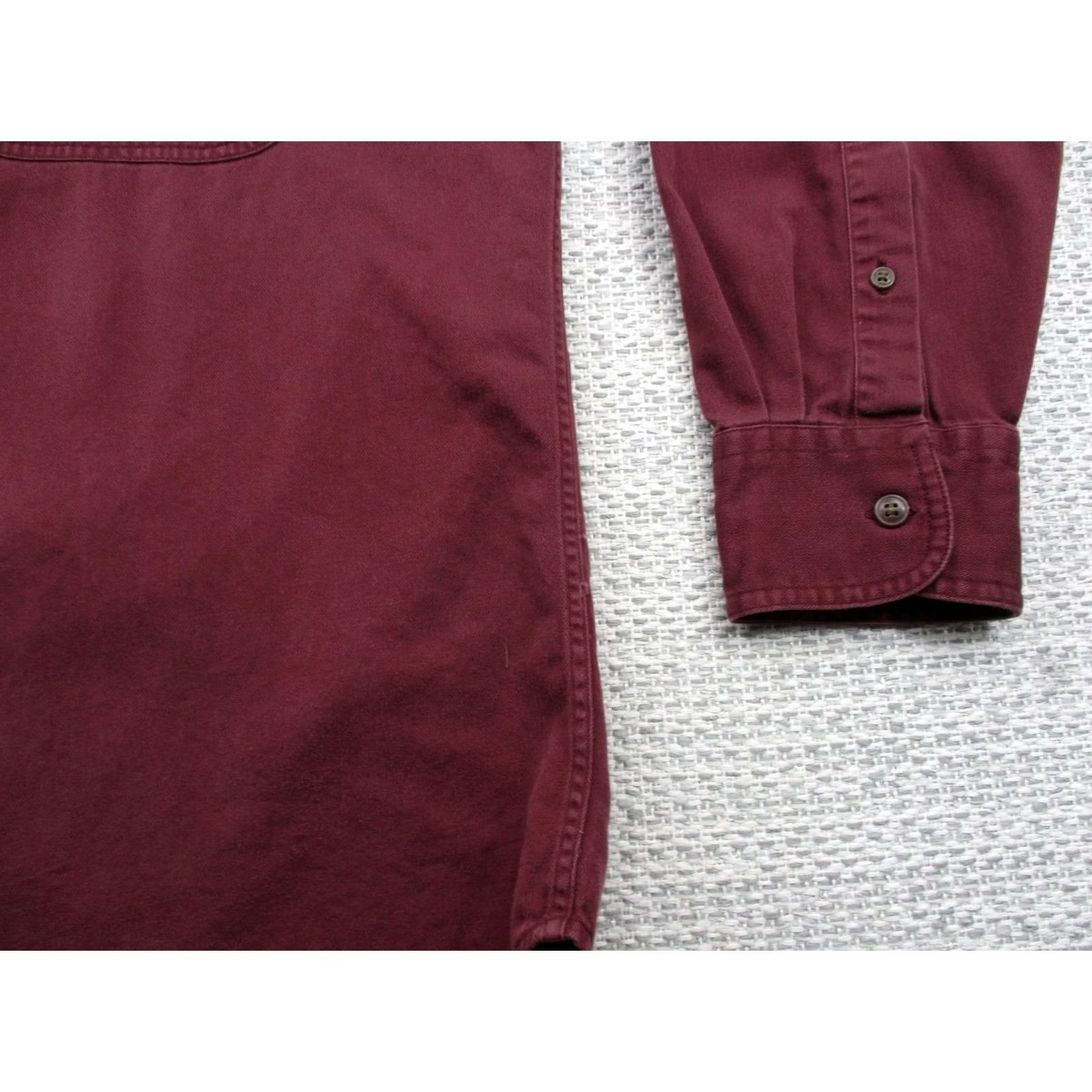 Chaps VINTAGE Chaps Shirt Mens Large Button-Down Crest Classic Preppy Dress Shirt Size 42R - 2 Thumbnail