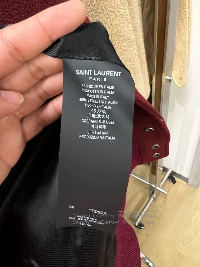 Saint Laurent Paris Saint Laurent Paris Jacket Size US S / EU 44-46 / 1 - 3 Thumbnail
