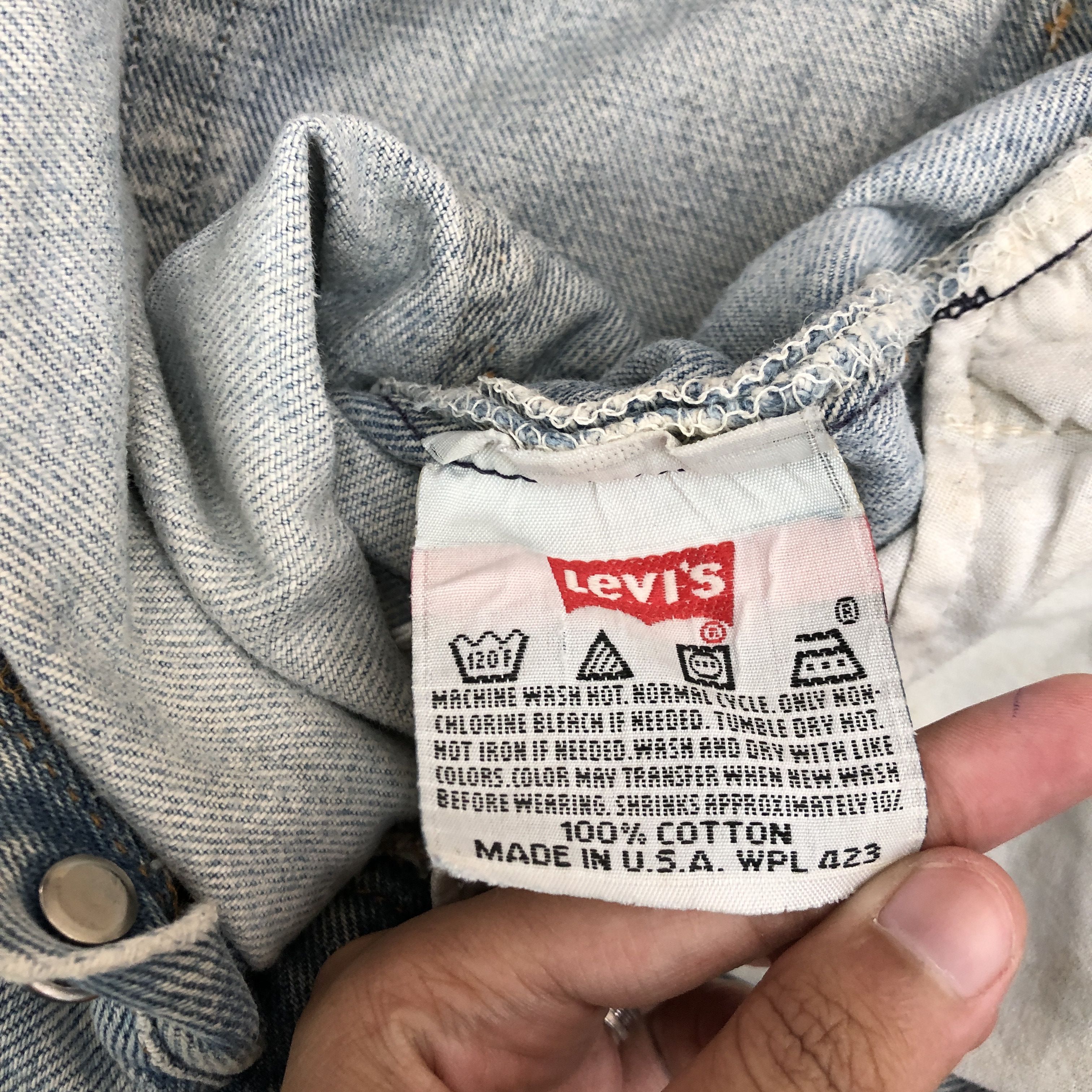 Levi's Vintage Levis 501 Light Wash Jeans Levi's Grunge Faded Denim Size US 32 / EU 48 - 8 Thumbnail