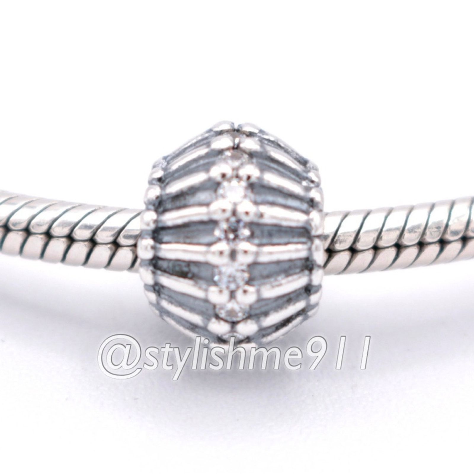 pandora Authentic PANDORA Show Stopper with Black CZ Charm Size ONE SIZE - 2 Thumbnail