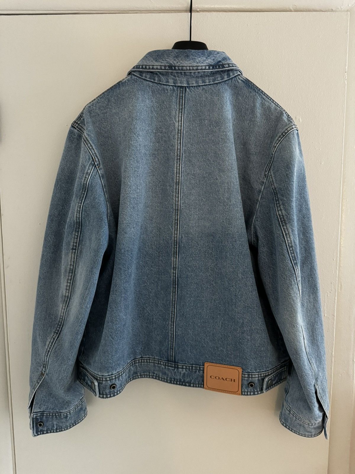 Coach *FINAL PRICE DROP* Shearling Padded Denim Jacket Size US L / EU 52-54 / 3 - 3 Thumbnail