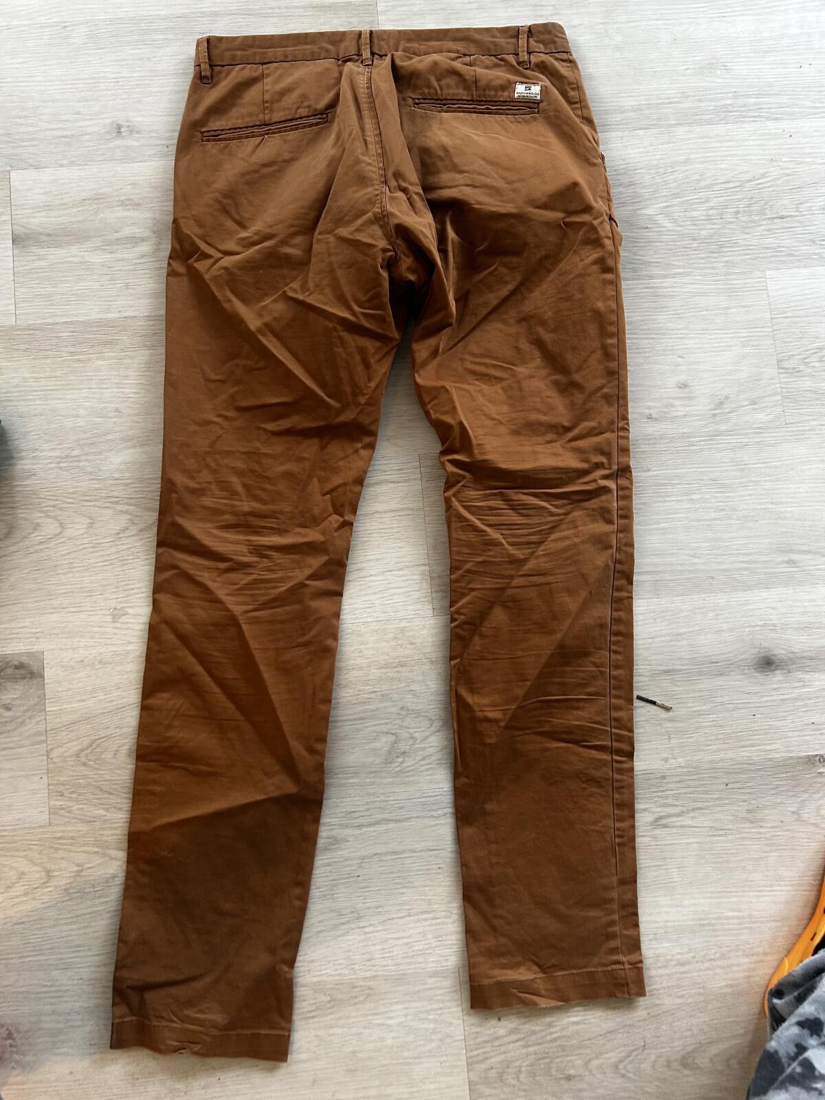 Scotch & Soda Scotch & Soda Brown Chinos 34x32 Size US 34 / EU 50 - 4 Thumbnail