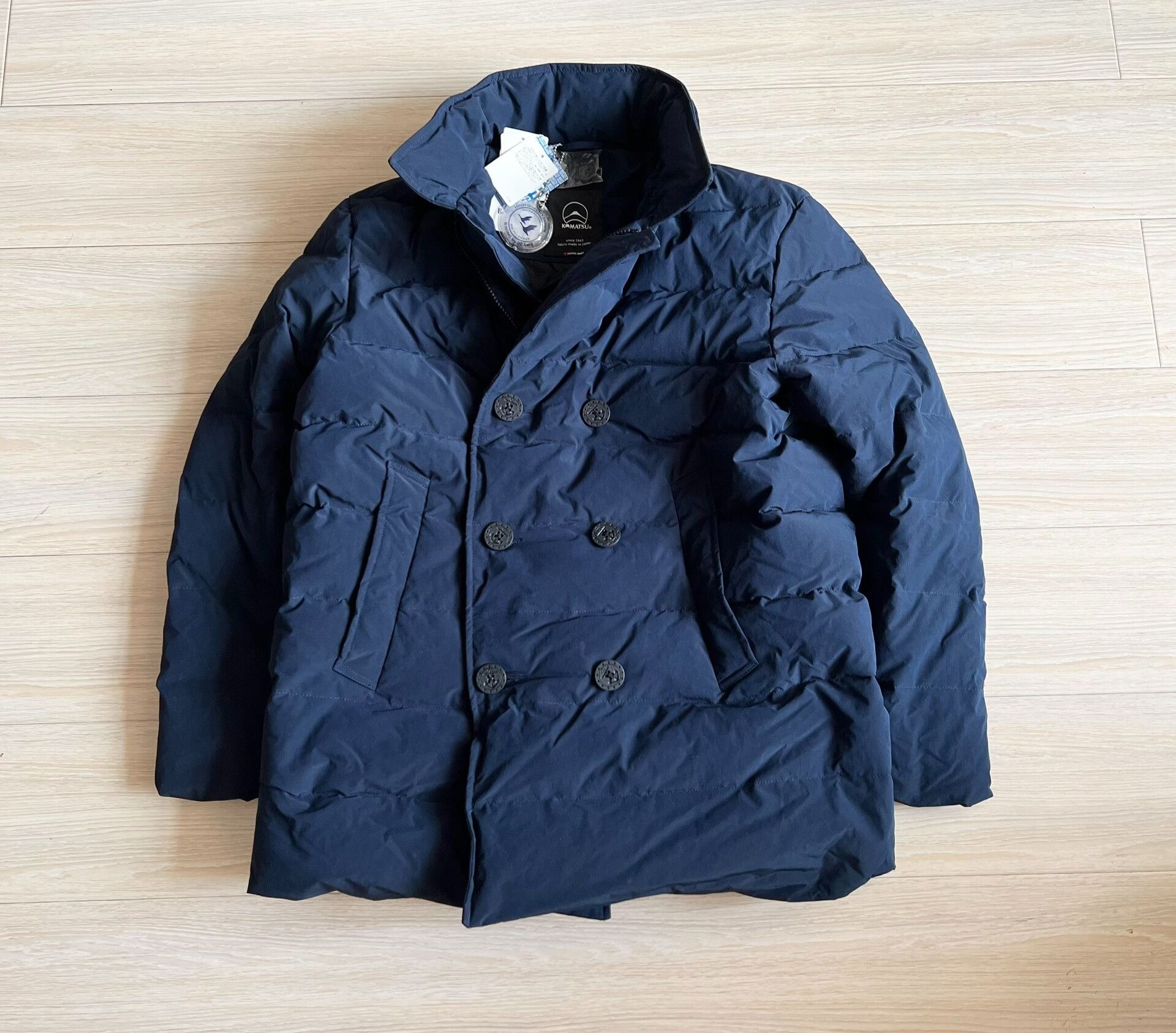 Beams Japan BEAMS x Komatsu Double-Breasted Down Jacket Size US M / EU 48-50 / 2 - 1 Thumbnail