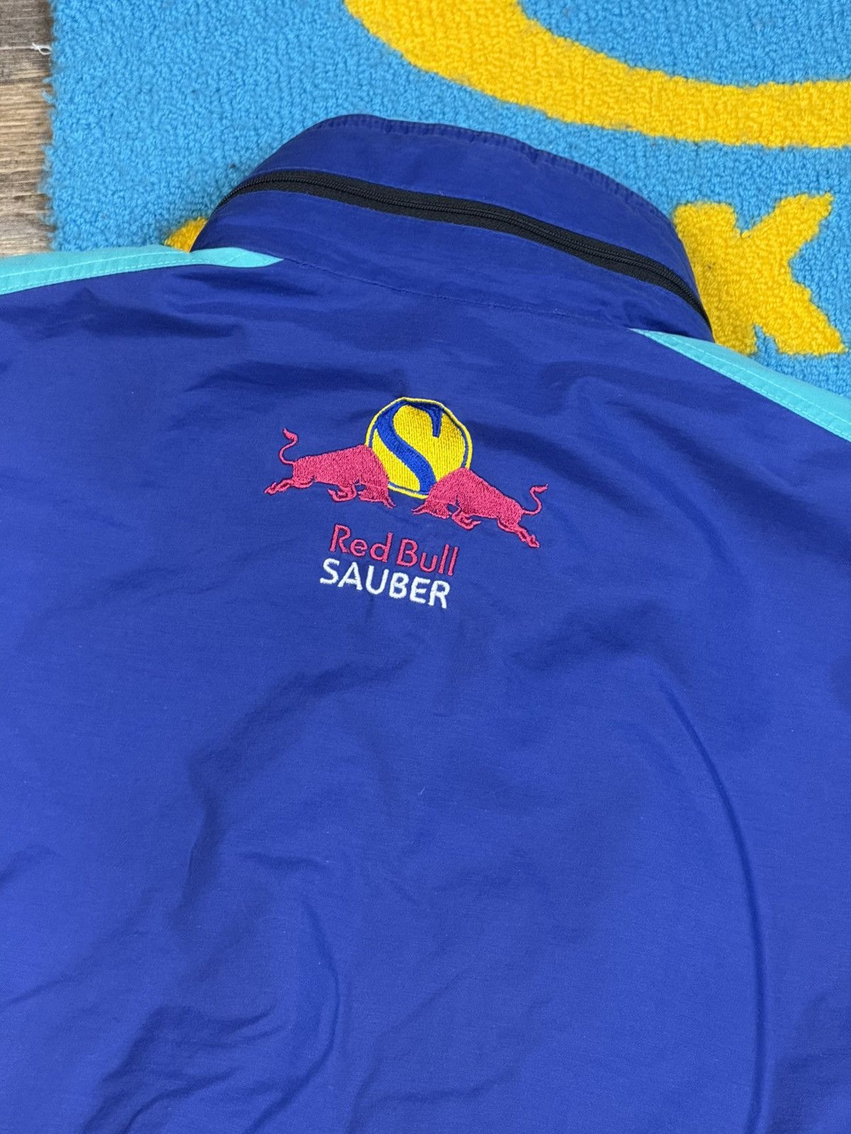 Red Bull × Vintage Vintage Red Bull Sauber Malaysia Blue Racing Jacket Size US L / EU 52-54 / 3 - 13 Thumbnail