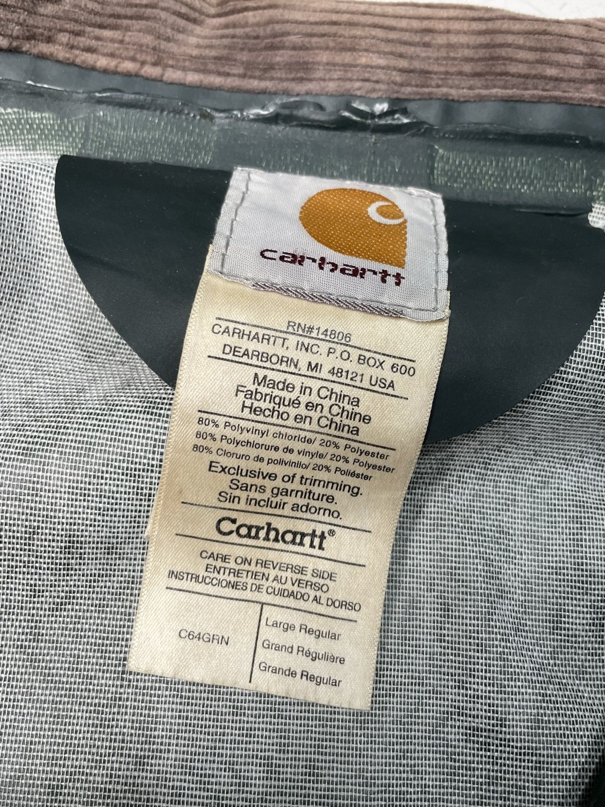Carhartt Carhartt black rain jacket with a detroit collar Size US L / EU 52-54 / 3 - 3 Thumbnail
