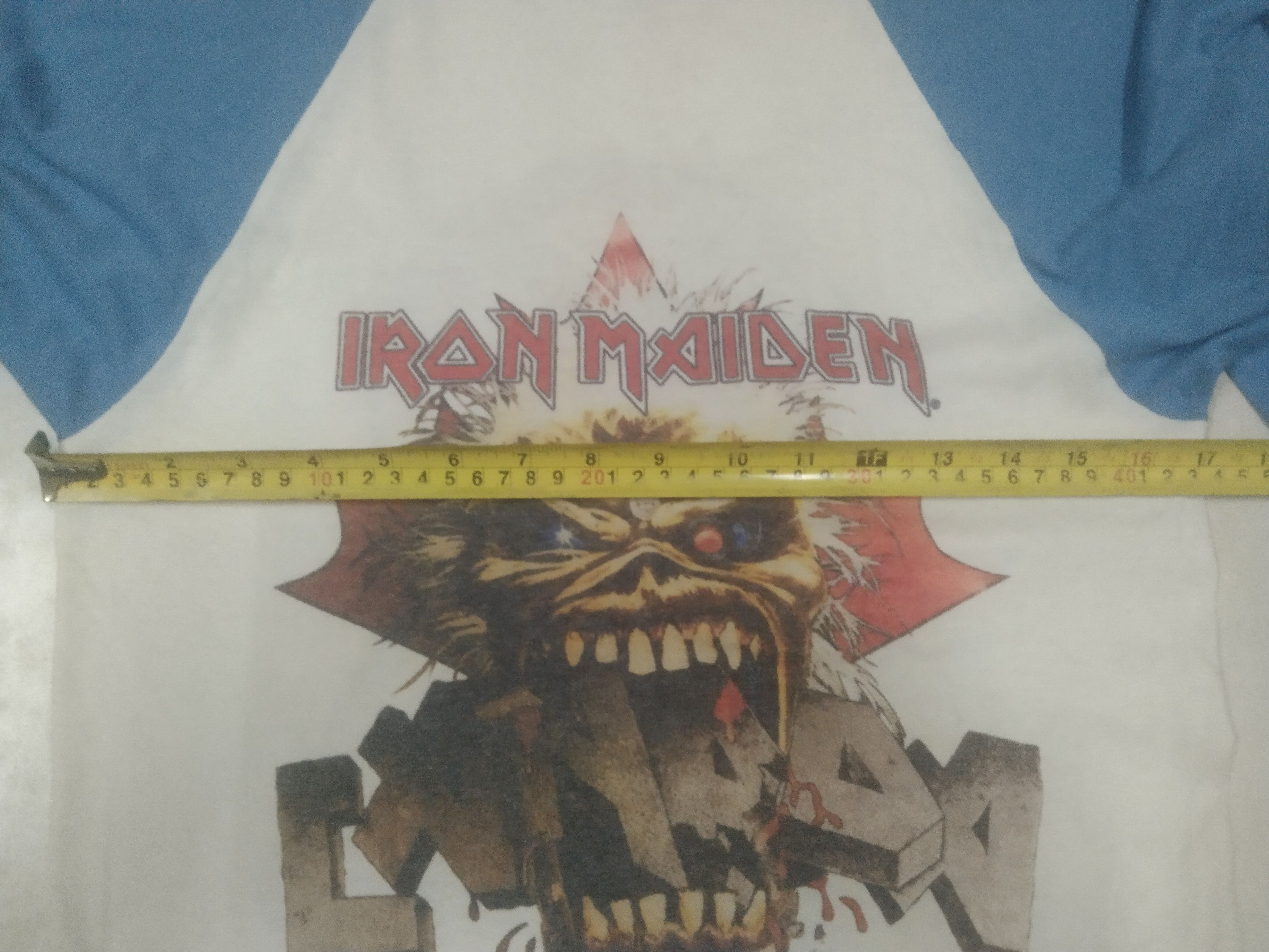 Band Tees × Soffe × Vintage Vintage raglan Iron Maiden Canada tour 1988 Size US S / EU 44-46 / 1 - 9 Thumbnail