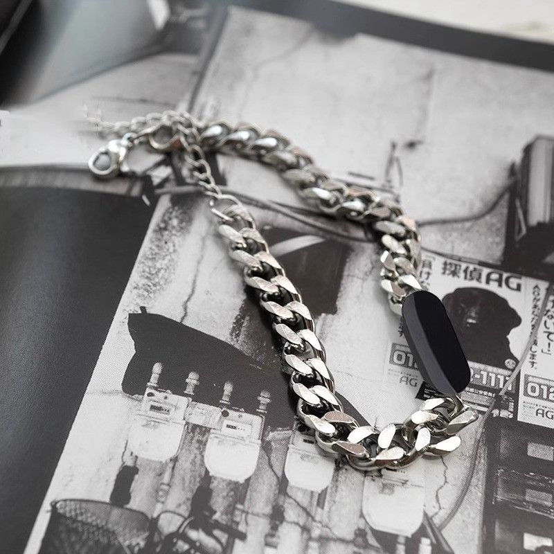 Jewelry Hip-hop Bracelet Y2K Punk Chain Gotch Bracelets Chains Size ONE SIZE - 4 Thumbnail