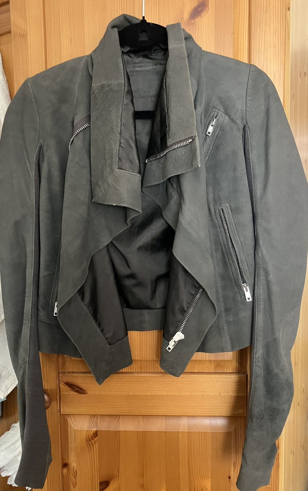 Rick Owens Rick Owens suede jacket Size XS / US 0-2 / IT 36-38 - 7 Thumbnail