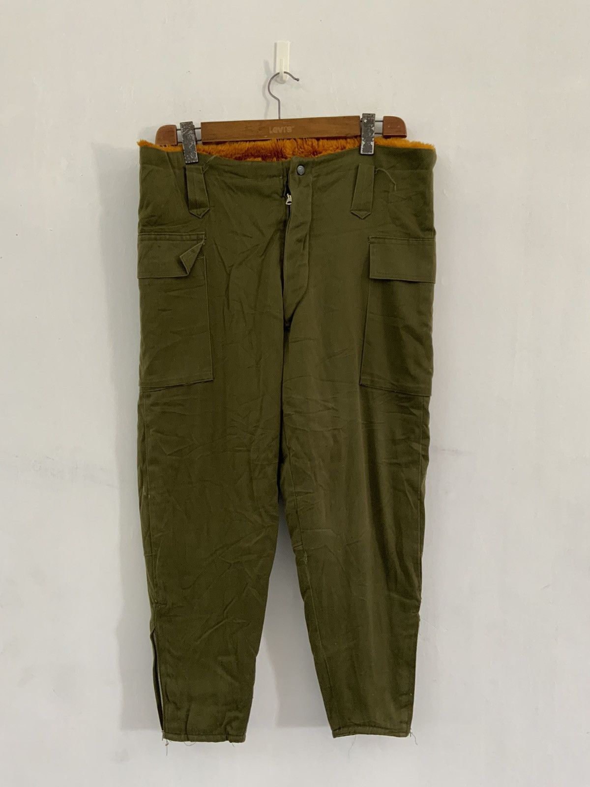 Vintage Cone Japan Made Tactical Utility Faux Fur Pant Size US 38 / EU 54 - 1 Thumbnail