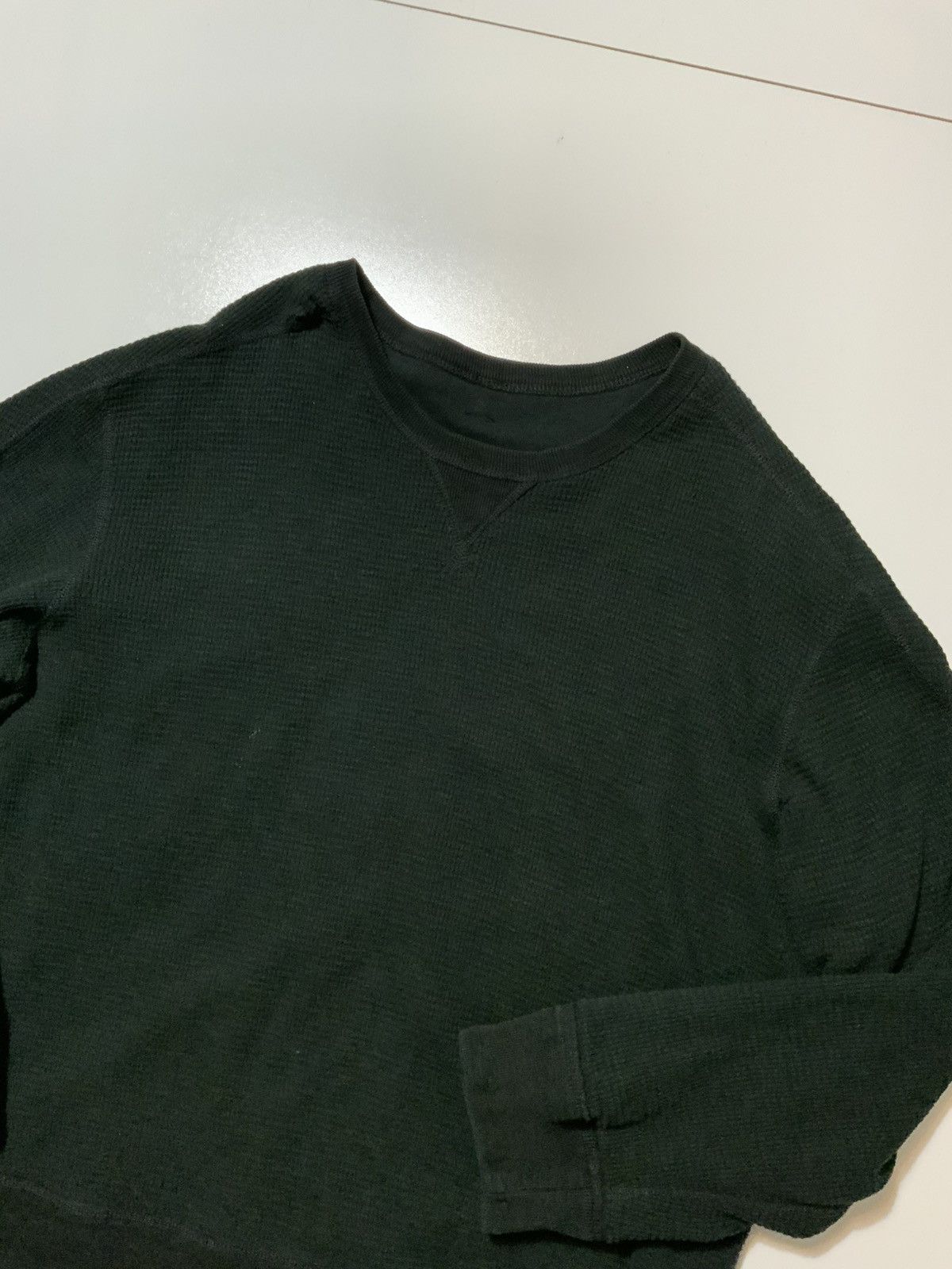 Polo Ralph Lauren Polo Ralph Lauren Reversible Waffle Knit Thermal Sweatshirt Size US XXL / EU 58 / 5 - 11 Thumbnail