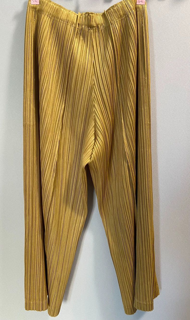 Issey Miyake issey miyake size：3 Yellow wide-leg trousers 2506-Nextarro Size 22" - 3 Thumbnail