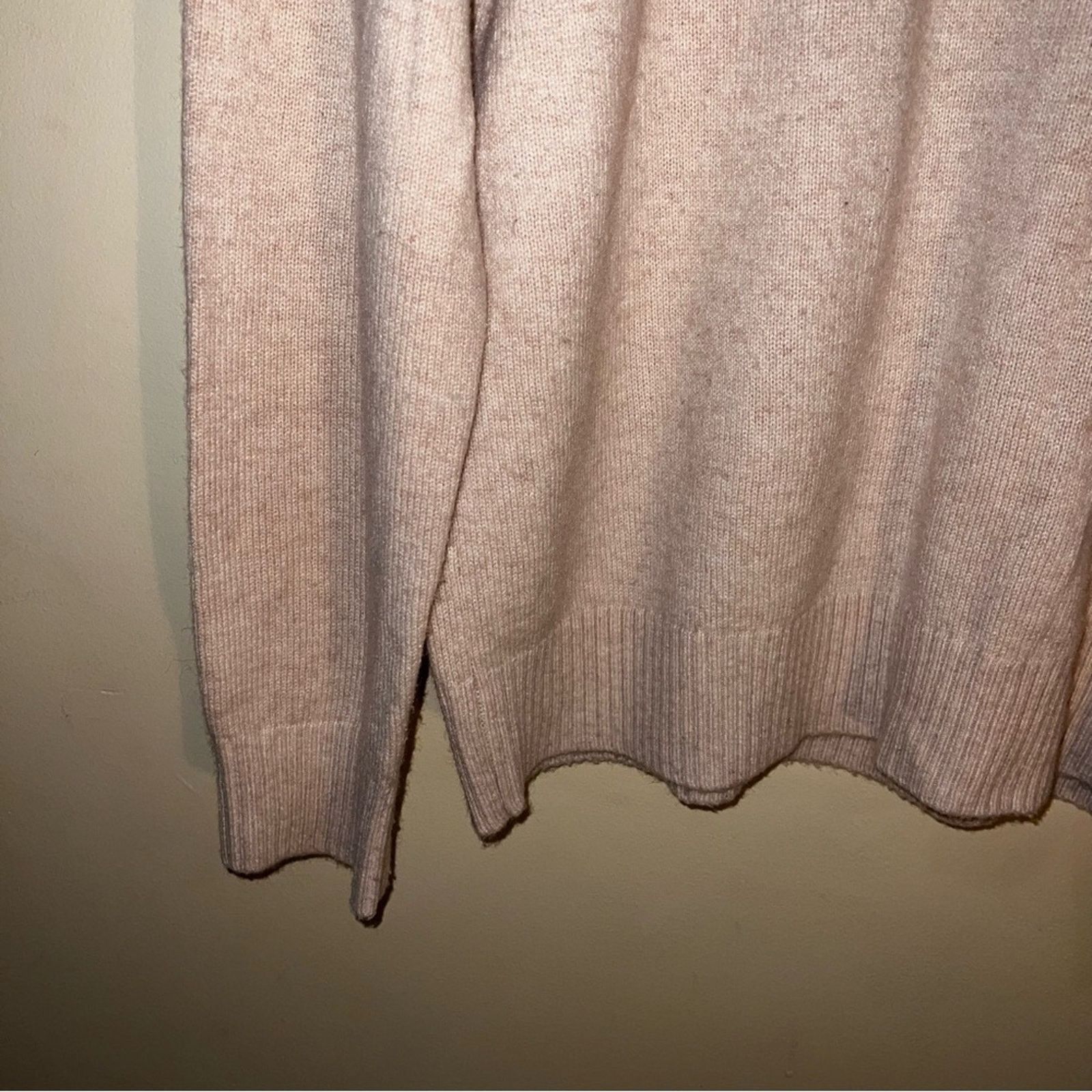 J.Crew J. CREW crewneck wool blend pink sweater L Size L / US 10 / IT 46 - 4 Thumbnail
