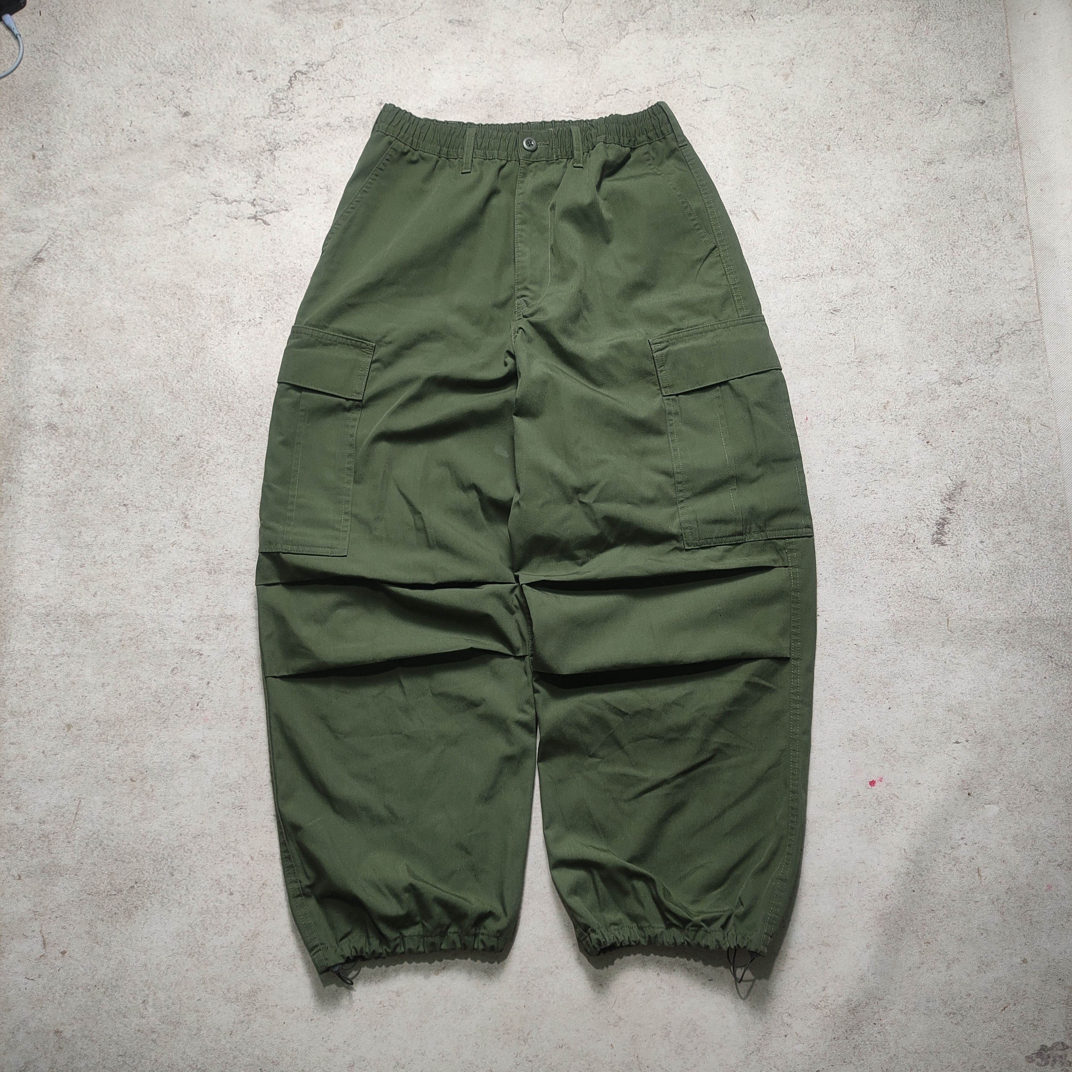 GU × Japanese Brand Gu Super Wide Cargo Ballon Pants Style Yohji Yamamoto Size US 29 - 1 Thumbnail