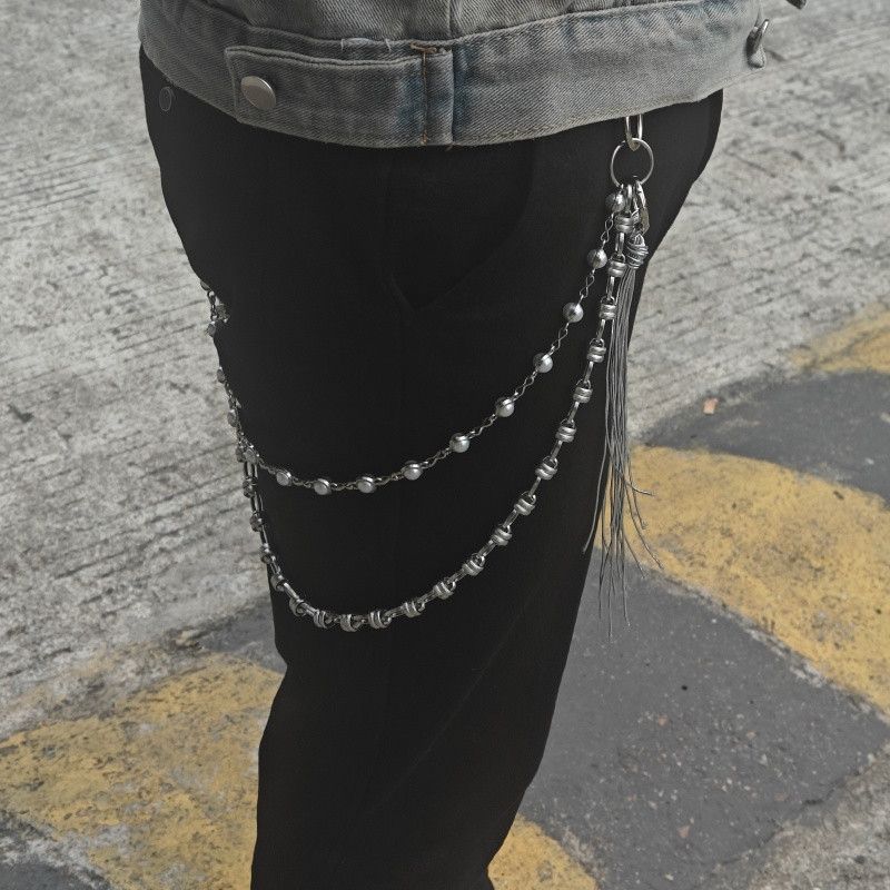 Jewelry 2 Layer Natural Echo Pearled Wallet Chain Size ONE SIZE - 4 Thumbnail