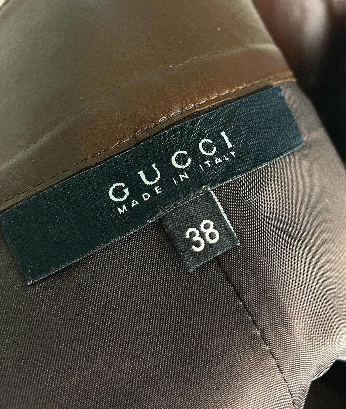 Gucci × Tom Ford Gucci by Tom Ford FW2002 Leather Lace-up Skirt Size 26" / US 2 / IT 38 - 5 Thumbnail