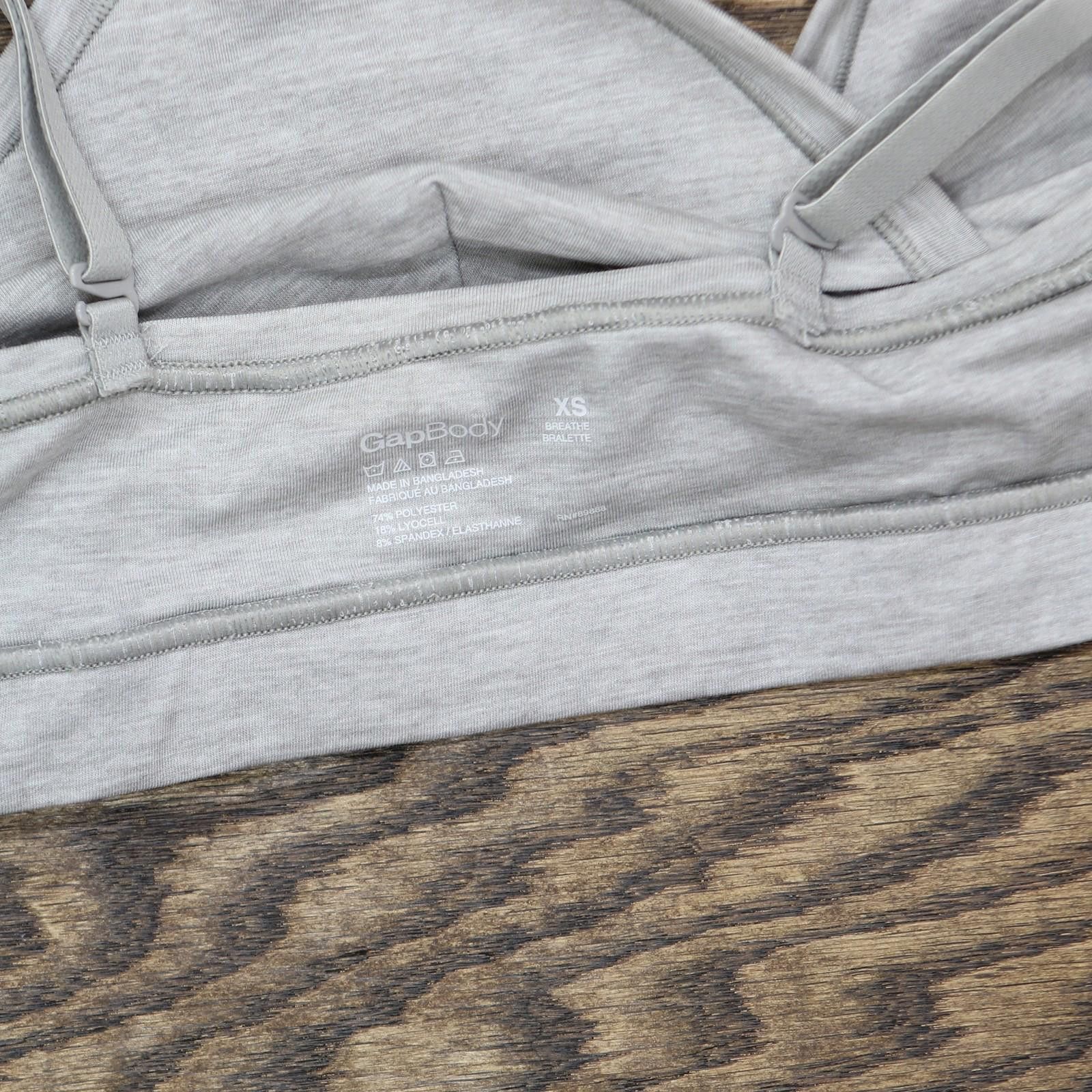 Gap Nwt Gap Body Breathe Full Coverage Bralette Heather Gray Xs Size ONE SIZE - 4 Thumbnail