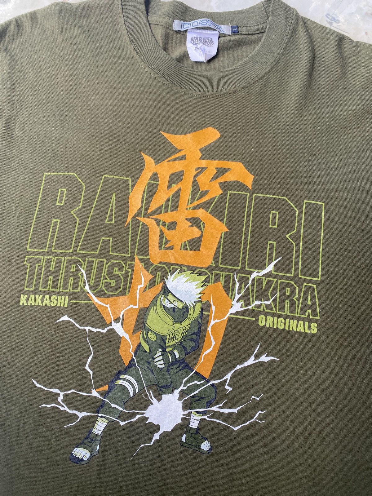 Anime Raikiri Kakashi Naruto Tee – Vintage Cospa Merch Size US L / EU 52-54 / 3 - 2 Thumbnail