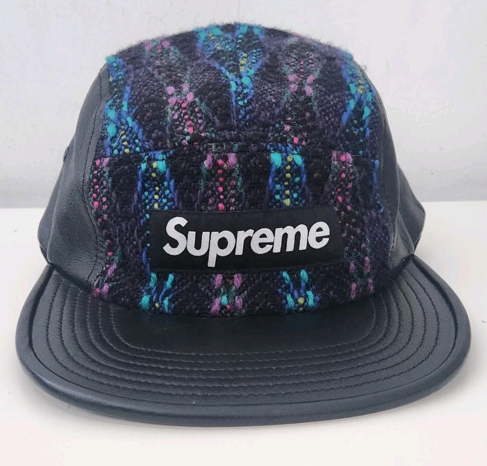 Magee × Supreme Supreme x Magee Tweed Leather Hat | Grailed