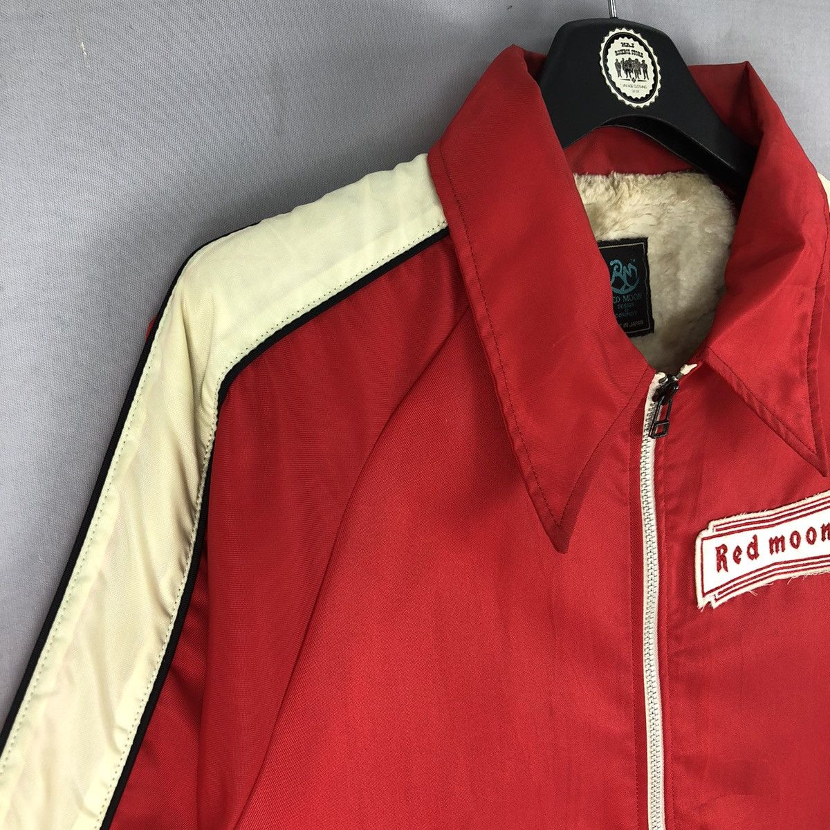 Japanese Brand × Redmoon × Vintage Vintage 90's Redmoon Zipper Coach Jacket Side Tape Size US M / EU 48-50 / 2 - 2 Thumbnail