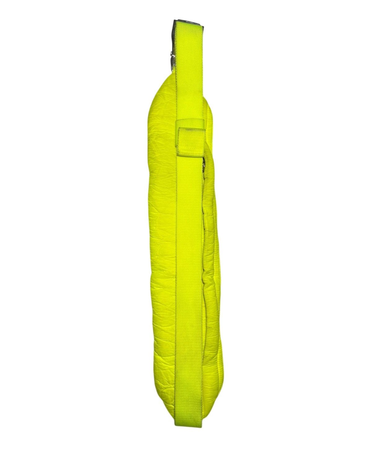 Balmain Balmain Lime-Green Embossed Nylon Belt Bag Size ONE SIZE - 3 Thumbnail