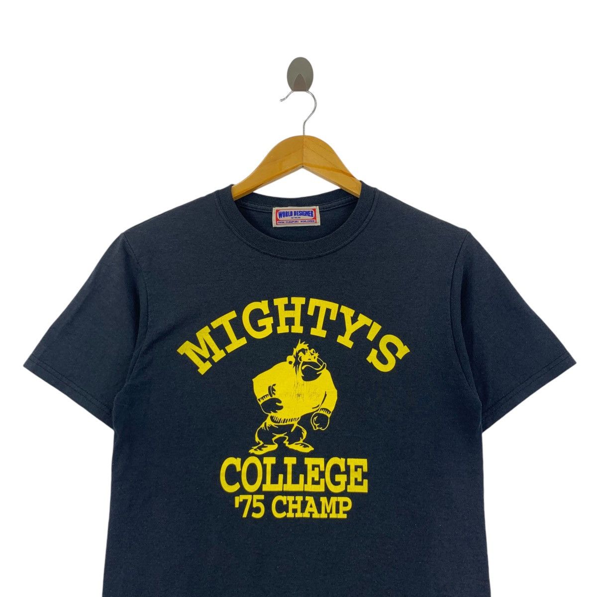 Vintage Vintage MIGHTY’S COLLEGE CHAMP 75 Mascot Tee Shirt Size XS / US 0-2 / IT 36-38 - 2 Thumbnail