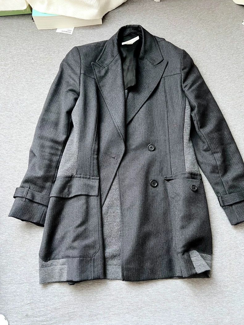 Dries Van Noten Dries Van Noten Gray Wool Blend Coat Size US M / EU 48-50 / 2 - 1 Thumbnail