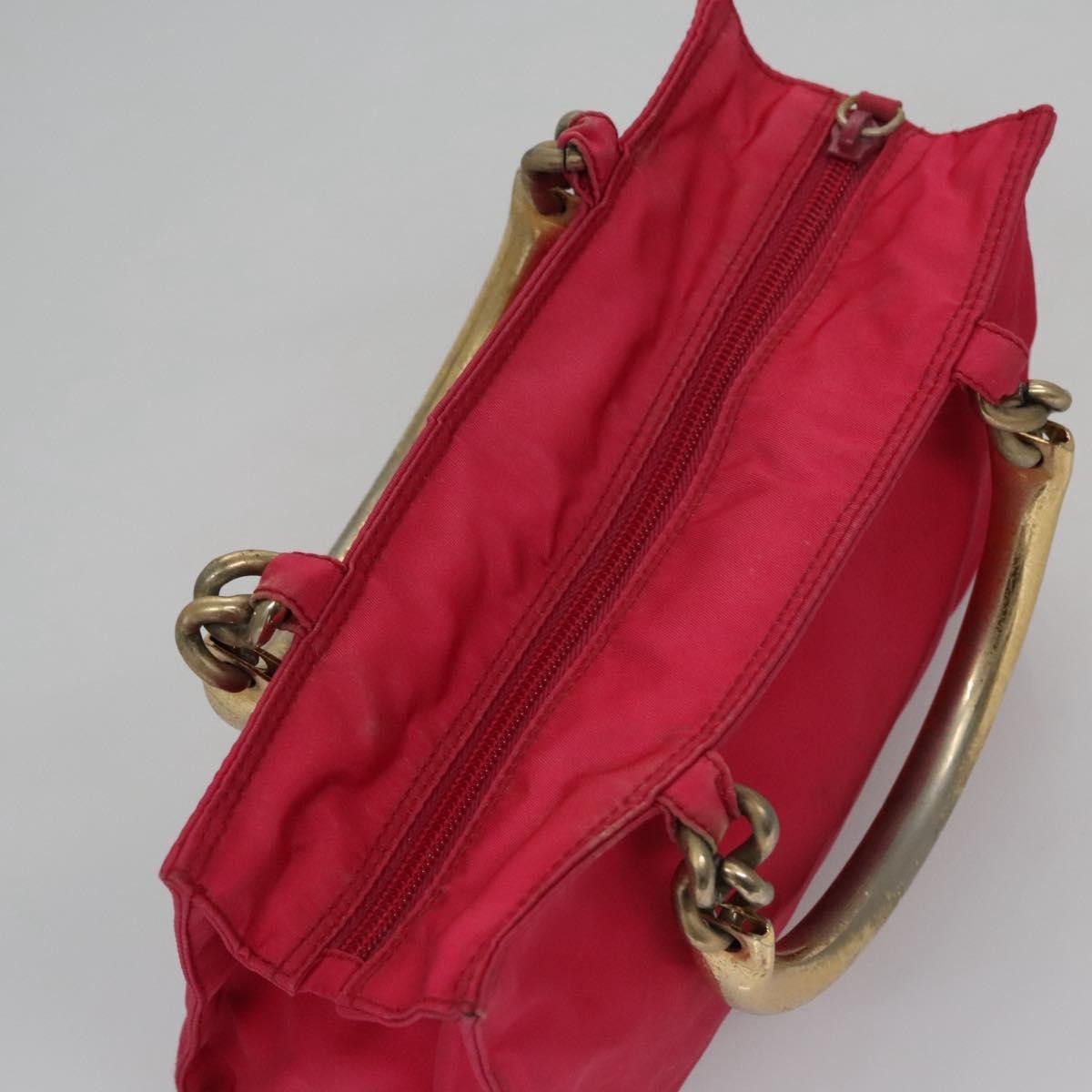 Prada PRADA Hand Bag Nylon Pink Size ONE SIZE - 6 Thumbnail