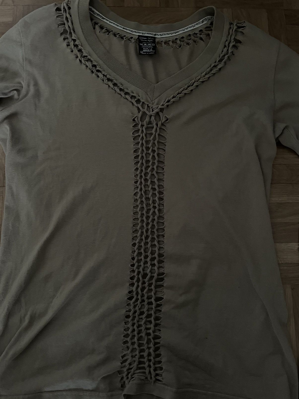 image of Number N Ine x Takahiromiyashita The Soloist Number (N)Ine Ss07 About A Boy Braided Longsleeve in B