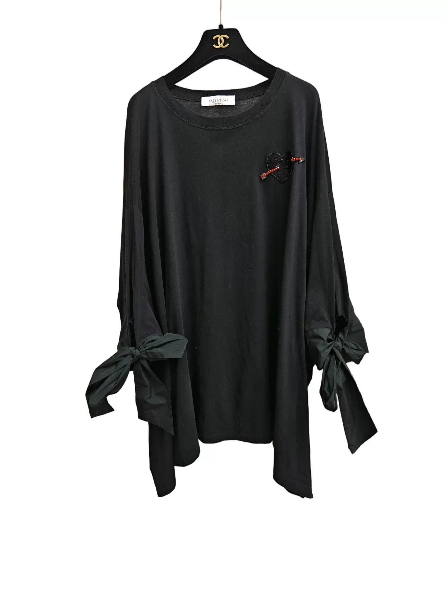 Valentino valentino black long sleeve t-shirt Size US L / EU 52-54 / 3 - 1 Thumbnail