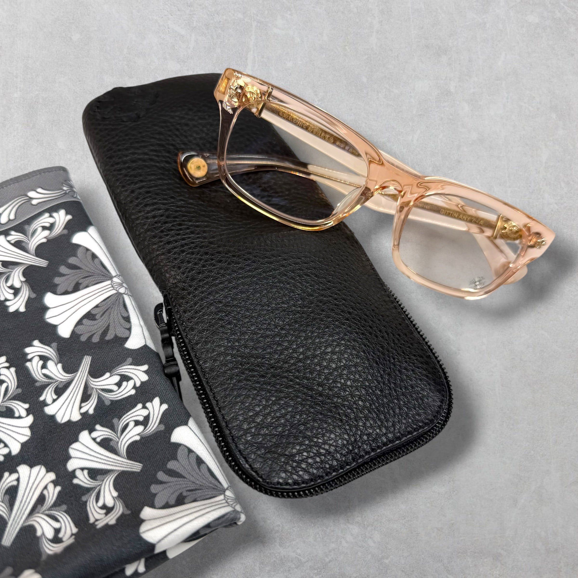 Chrome Hearts Chrome Hearts Gittin Any? Pink Crystal Glasses Size ONE SIZE - 8 Thumbnail