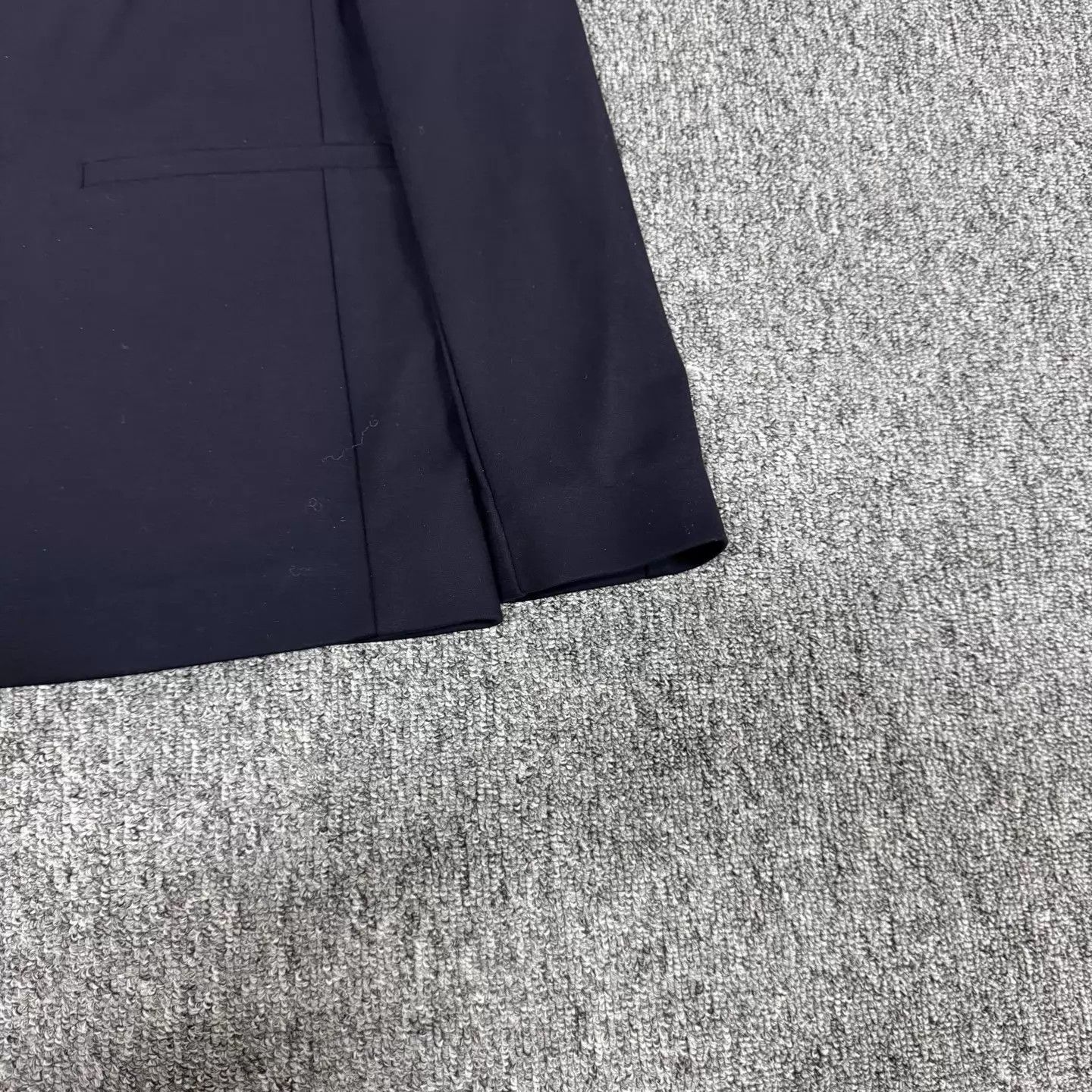 Max Mara MaxMara Navy Single-Breasted Blazer L New w/ Tags Size L / US 10 / IT 46 - 3 Thumbnail