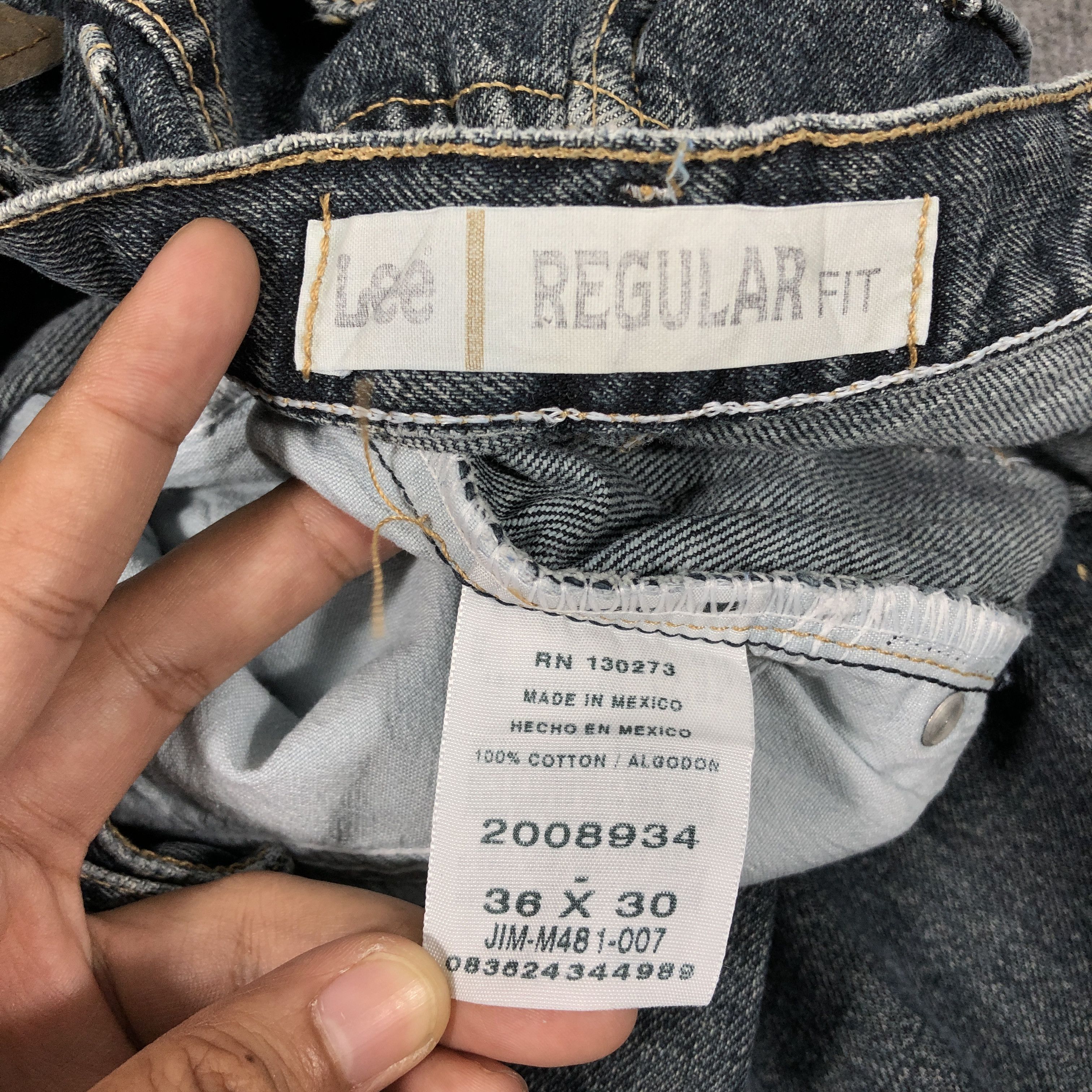 Lee × Vintage Vintage Lee Regular Fit Jeans L970 Size US 36 / EU 52 - 9 Thumbnail