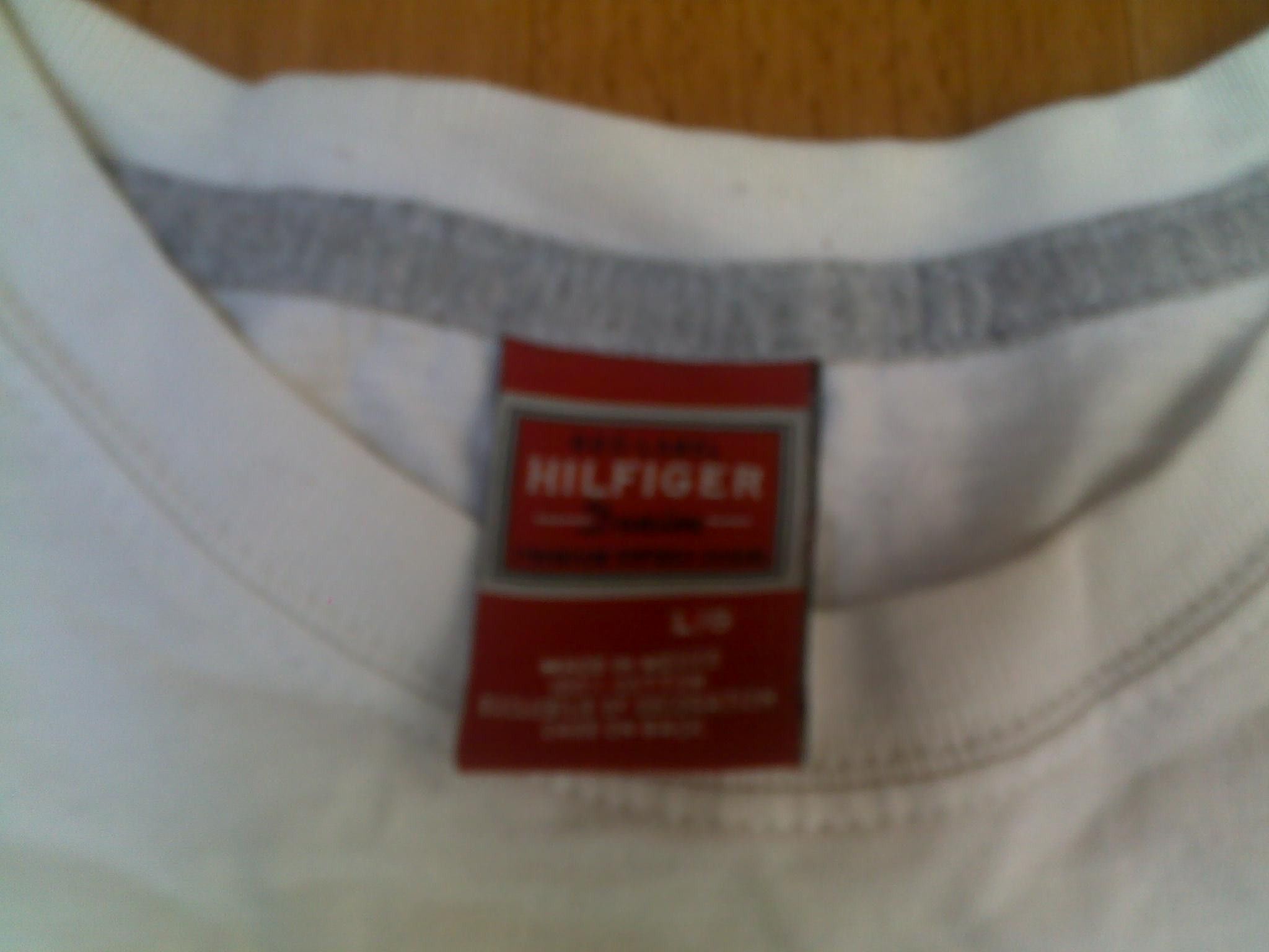 Tommy Hilfiger Tommy Hilfiger t-shirt, vintage white Tommy shirt 90s L Size US L / EU 52-54 / 3 - 3 Thumbnail