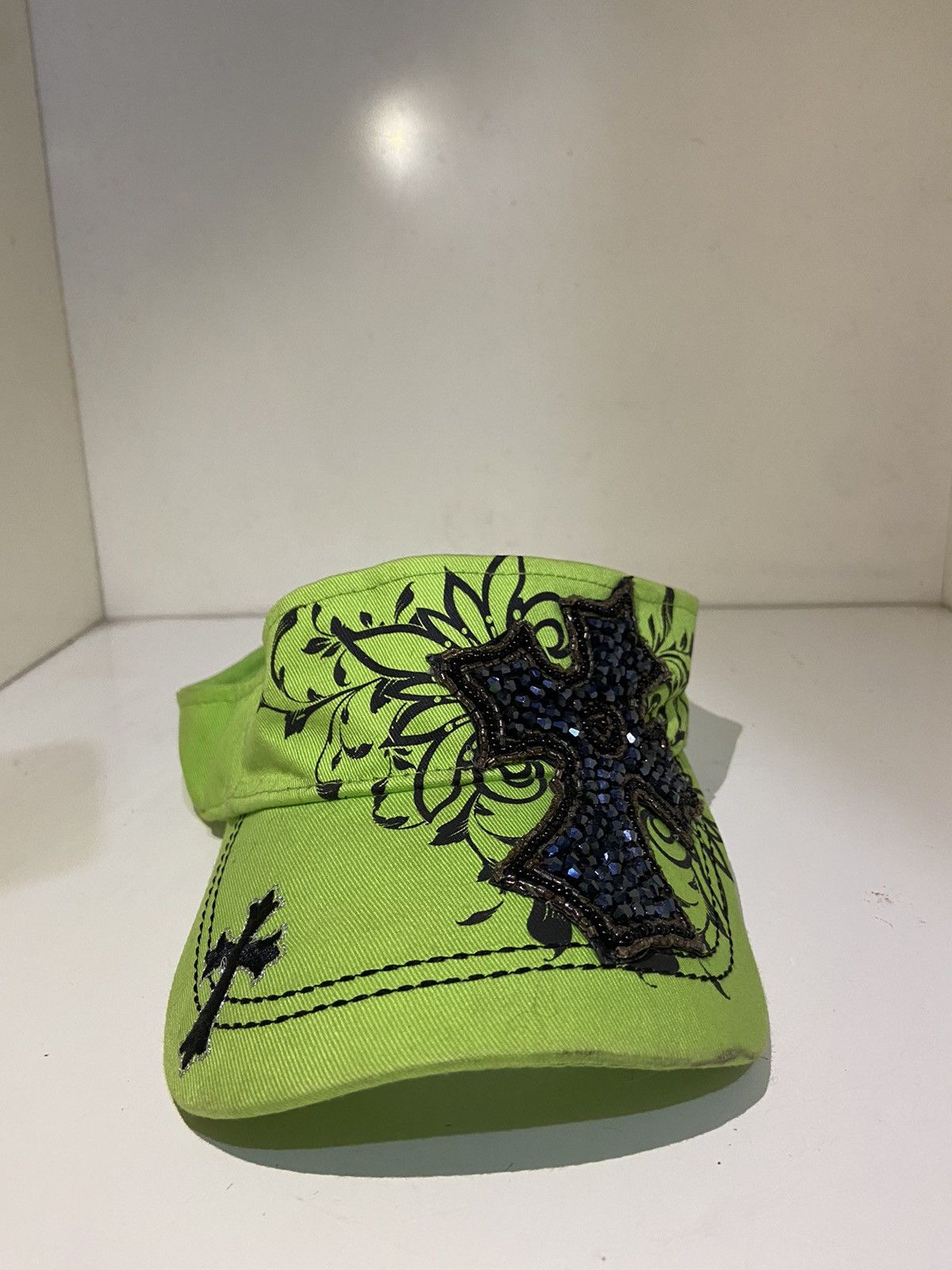 If Six Was Nine × Japanese Brand × Le Grande Bleu (L.G.B.) 💥 rare golf visor hat with chrome hearts motif 💥 Size ONE SIZE - 3 Thumbnail
